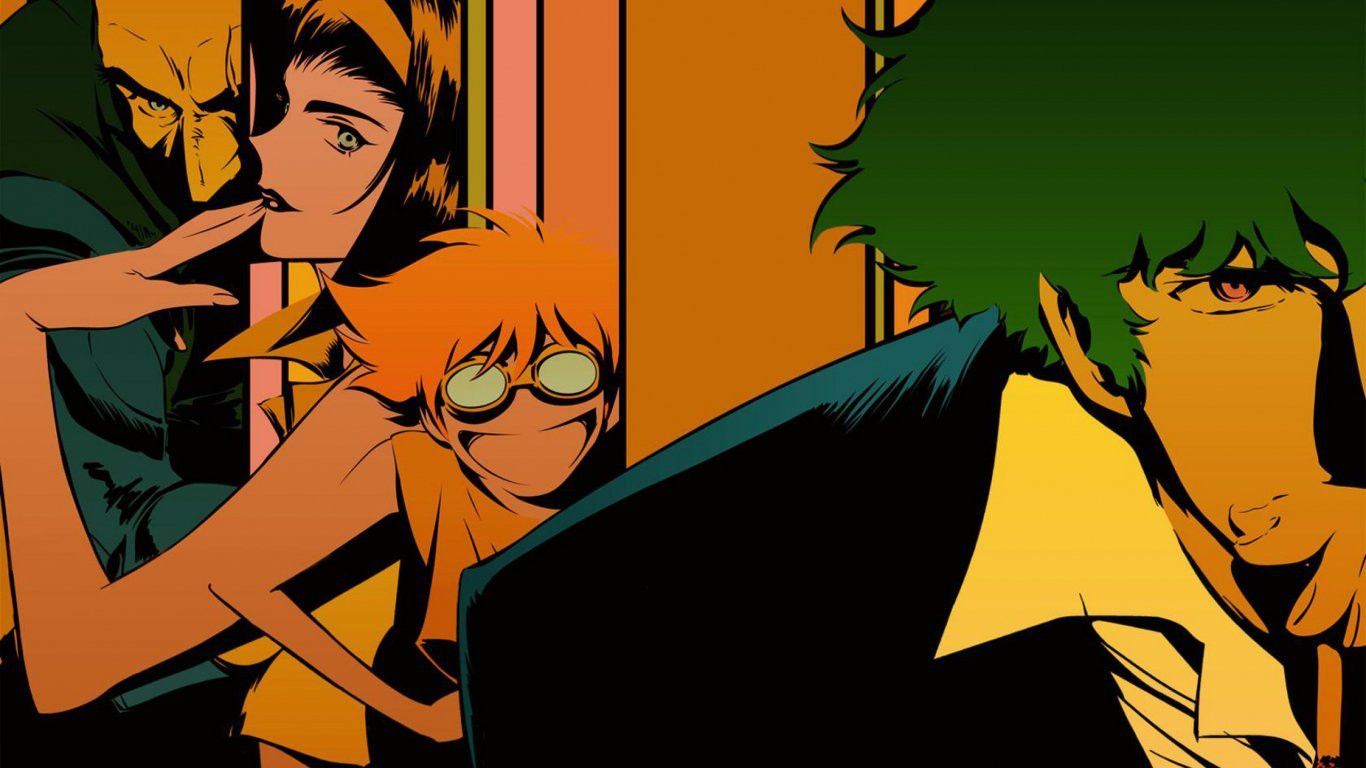 1366x768 Cowboy Bebop Manga Series Desktop Wallpaper 103986