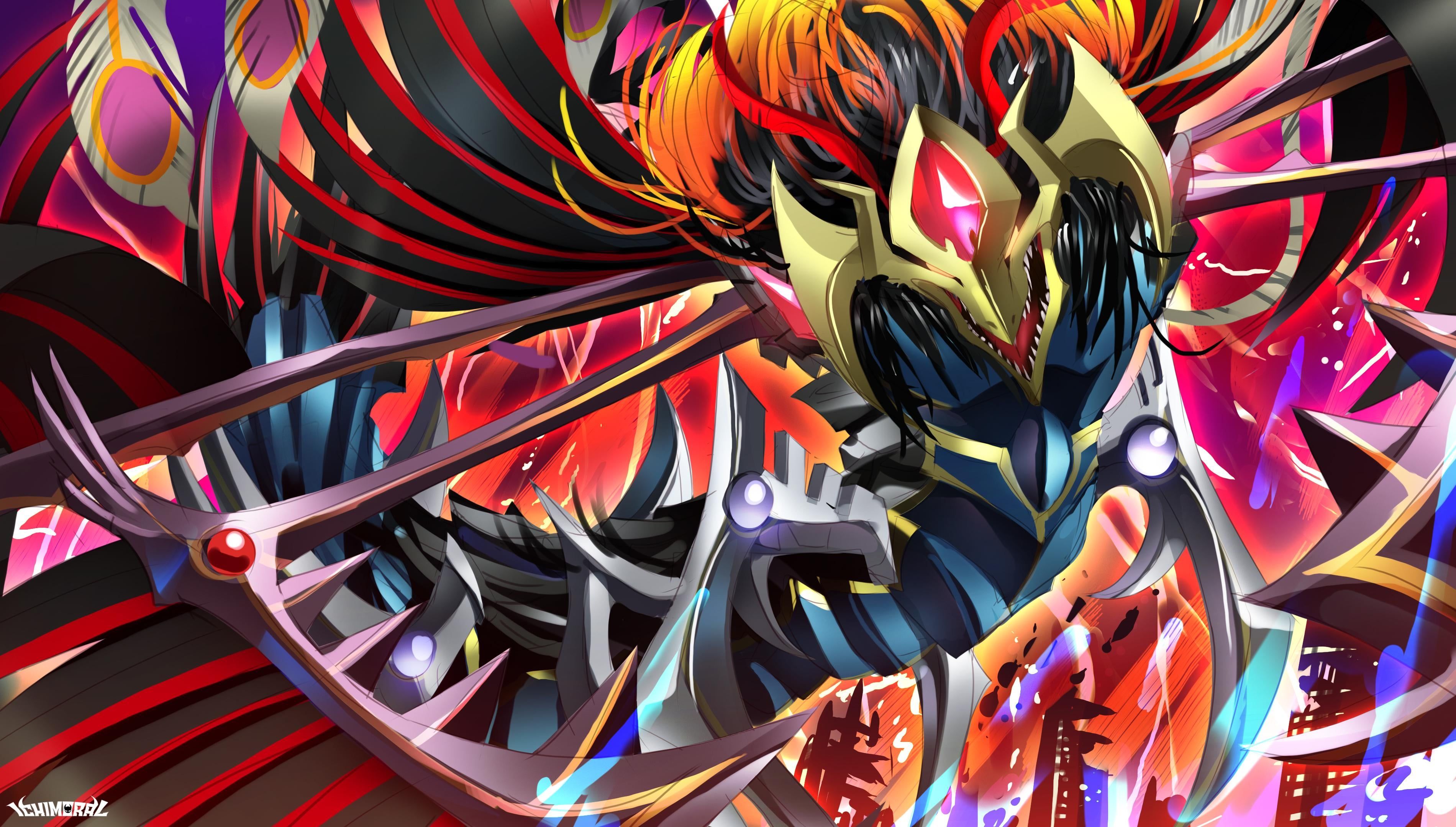 3800x2158 Commission Of Black Winged Assault Dragon I Had The Chance To Draw!