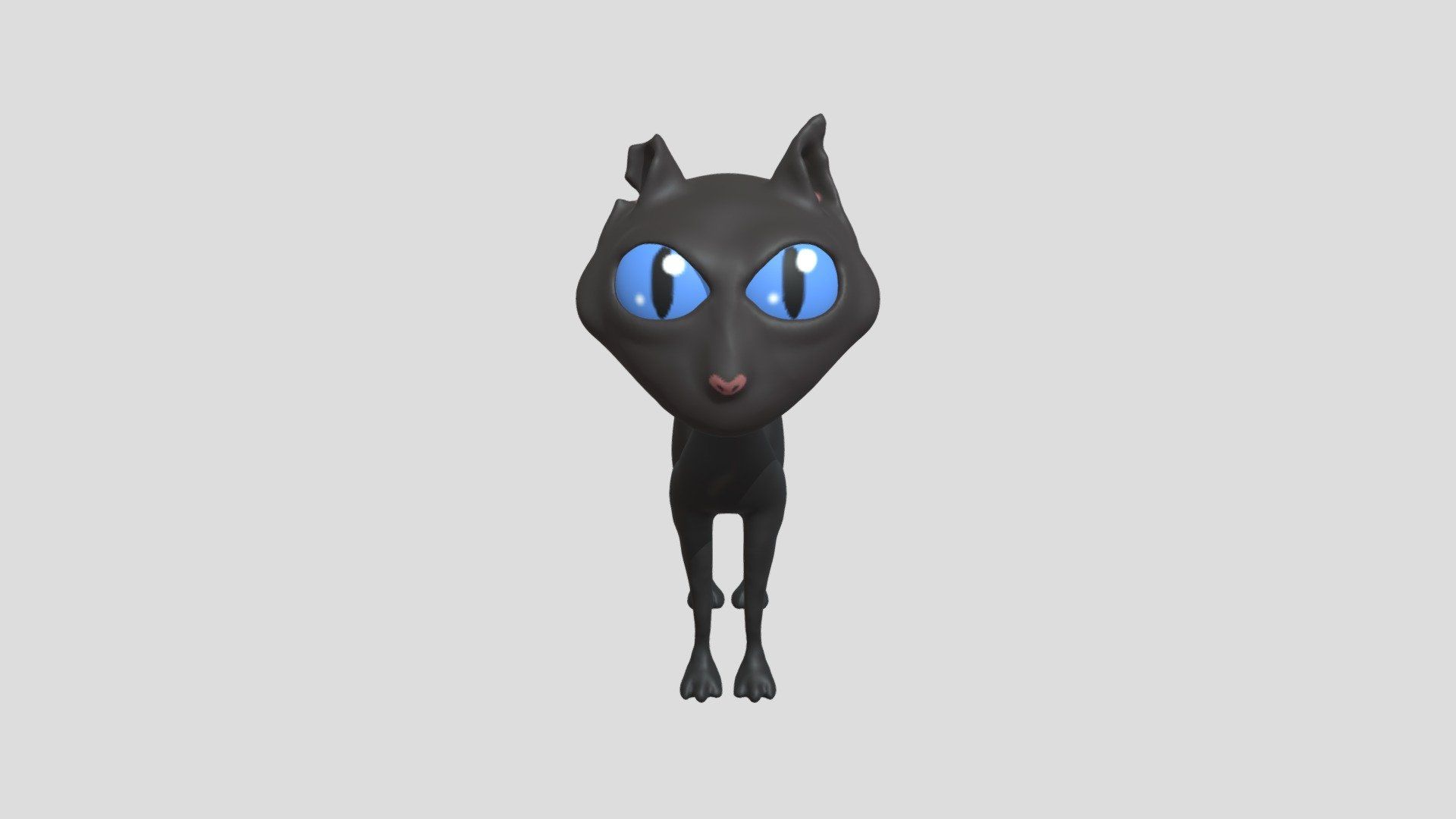 1920x1080 Coraline's Cat Free 3D model by Kotya [1fa3443]