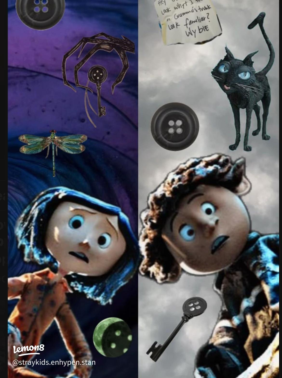 1170x1564 My Favorite Coraline Wallpaper: Spooky Skies & Other World Magic