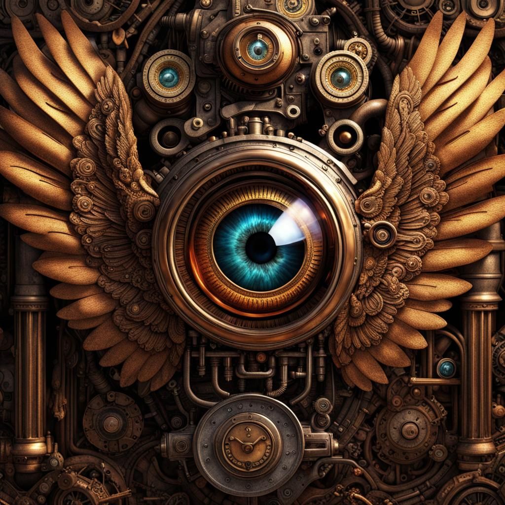 1024x1024 Flying Steampunk Eye