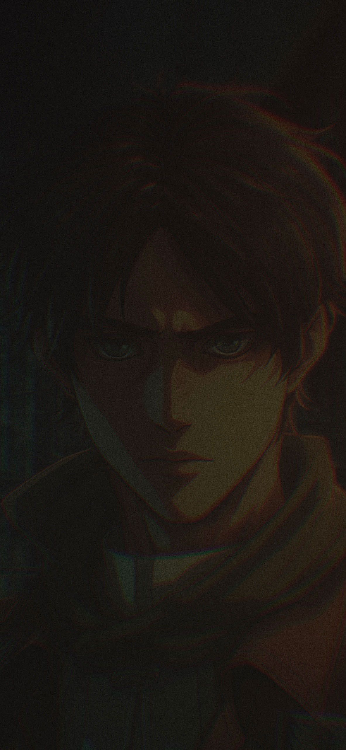 1183x2560 Eren Dark Wallpaper