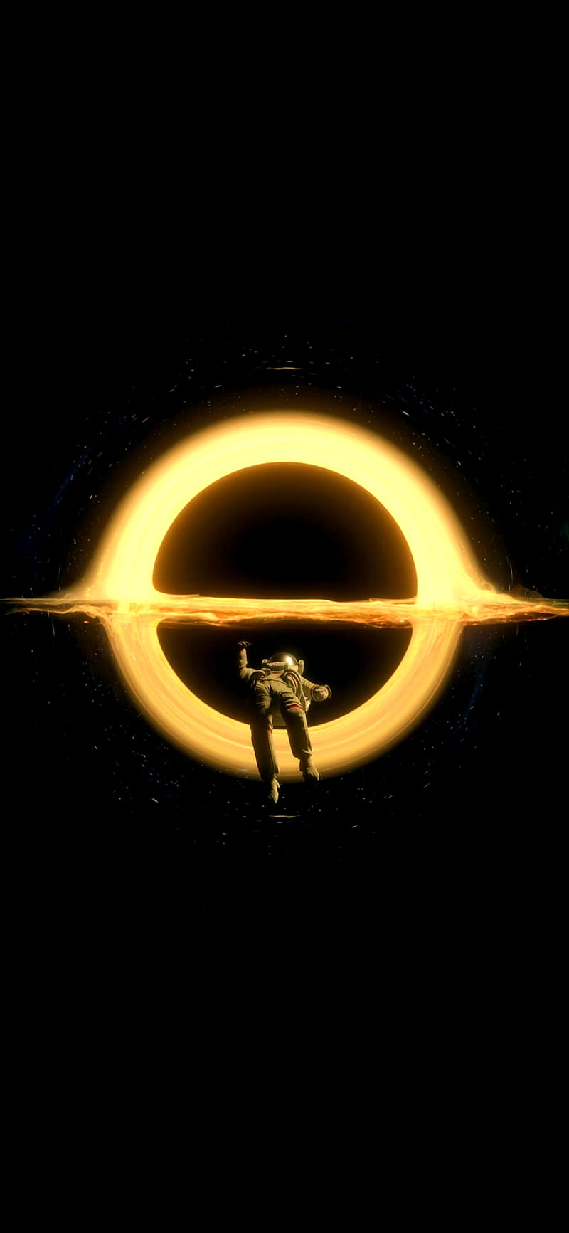 800x1733 Blackhole, astronaut, space, HD phone wallpaper