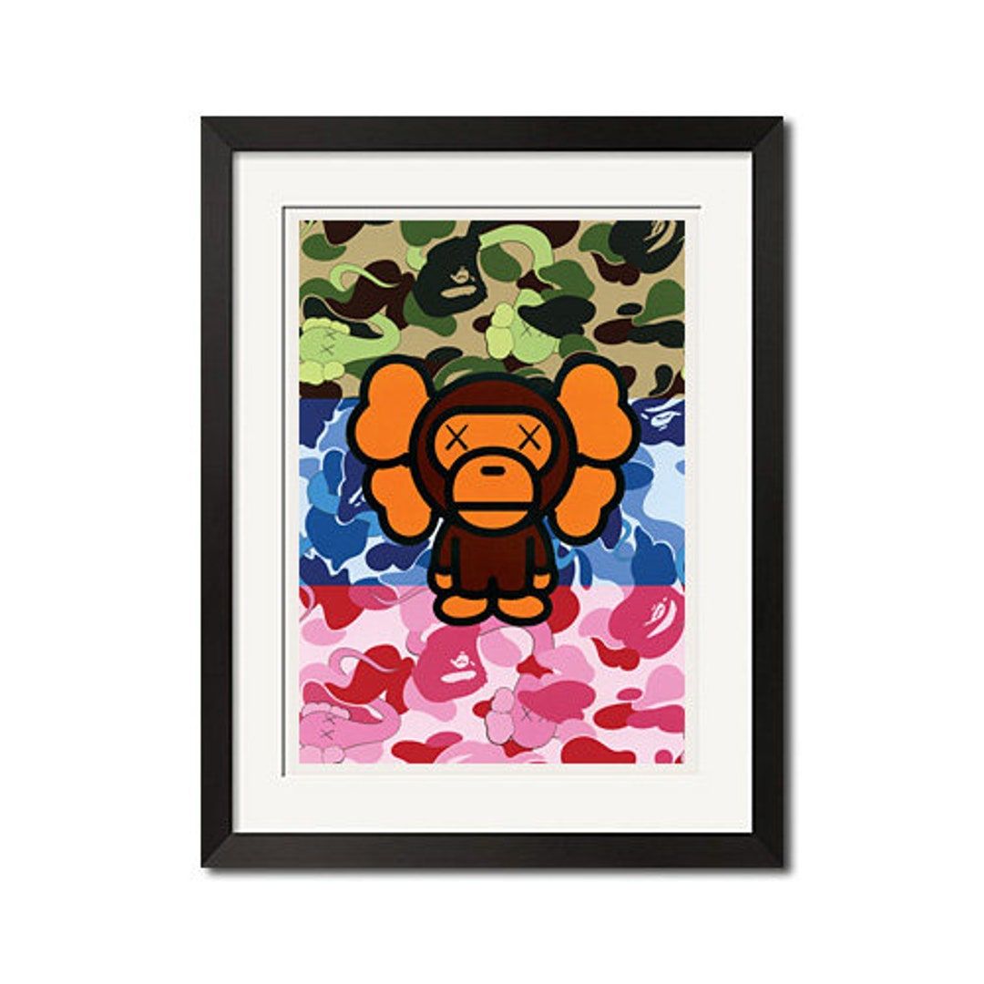 1080x1080 Originalfake X Baby Milo Camo Poster Print 0275
