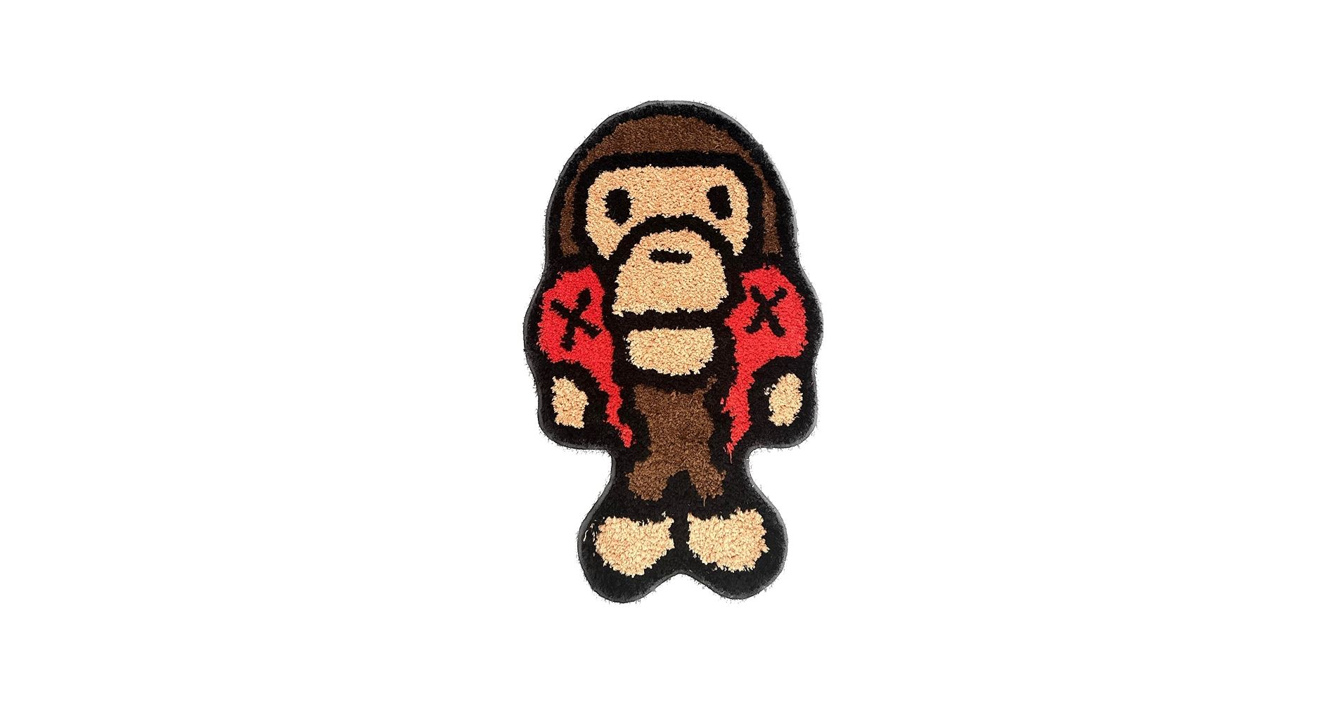 1910x1000 LUXAPE Baby Milo BAPE Rug Kawed decor & Premium- 30in W * 20in L (75*50cm) bathmat decorations Decor Decor