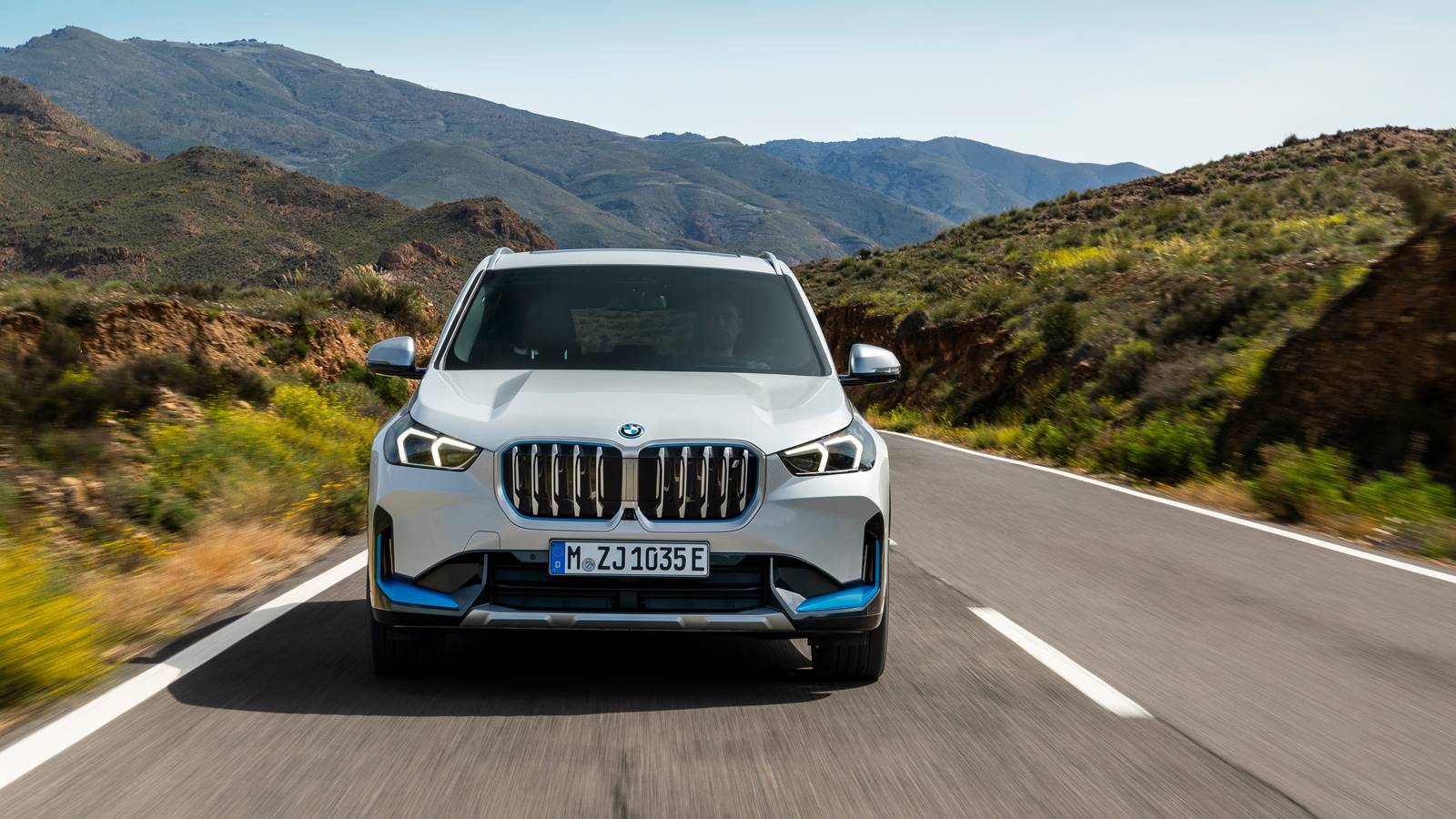1600x900 BMW iX1 is a compact electric crossover, loaded with tech