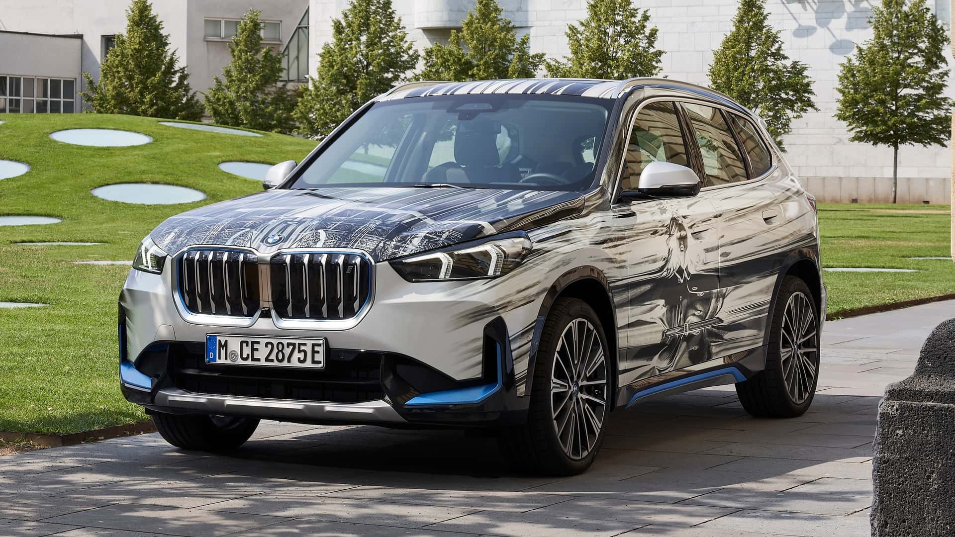 1920x1080 Latest BMW Art Car Is iX1 Electric Crossover Designed By German Artist