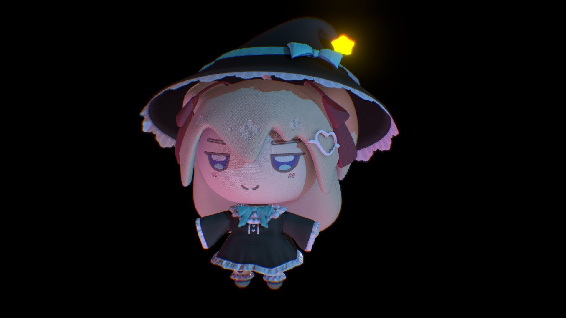 1920x1080 Neuro Sama Halloween Plush Free 3D Model By Jairus [7ceb034]