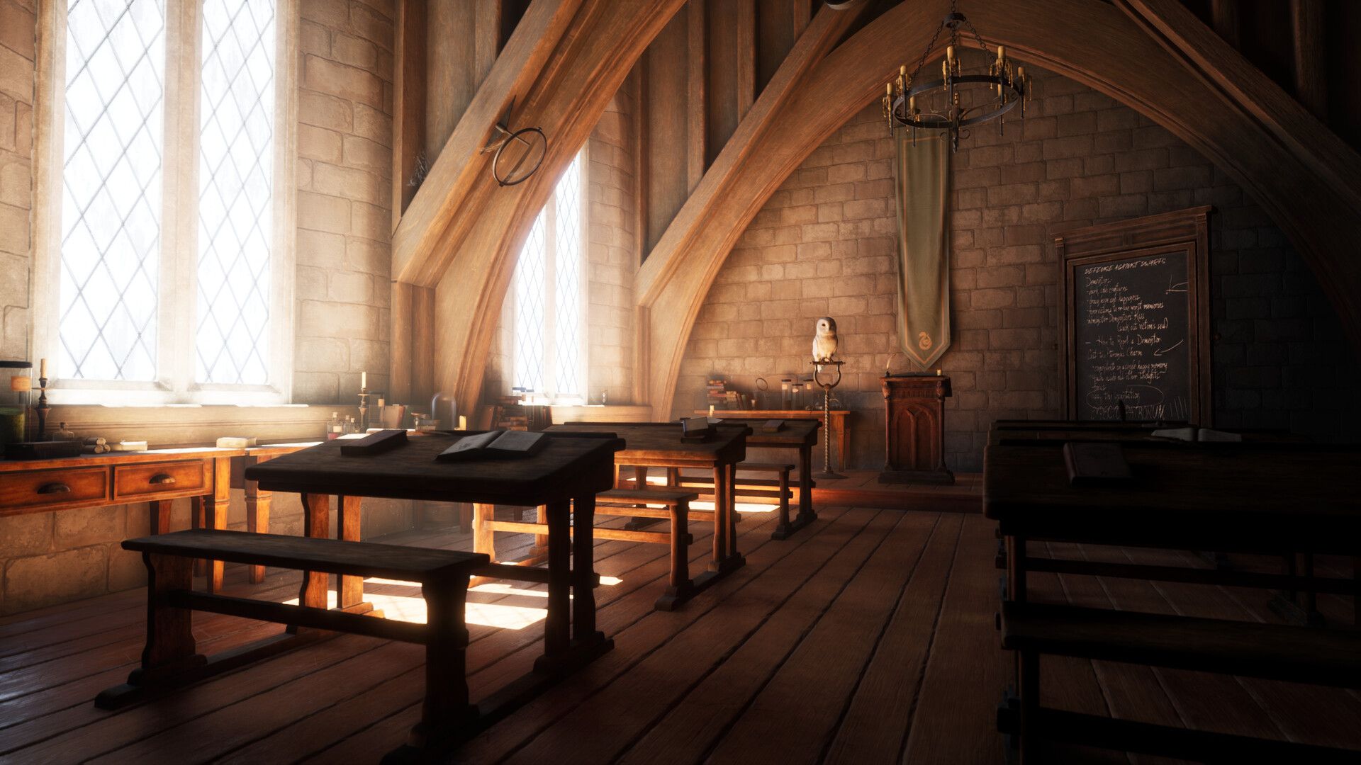 1920x1080 Harry Potter Classroom