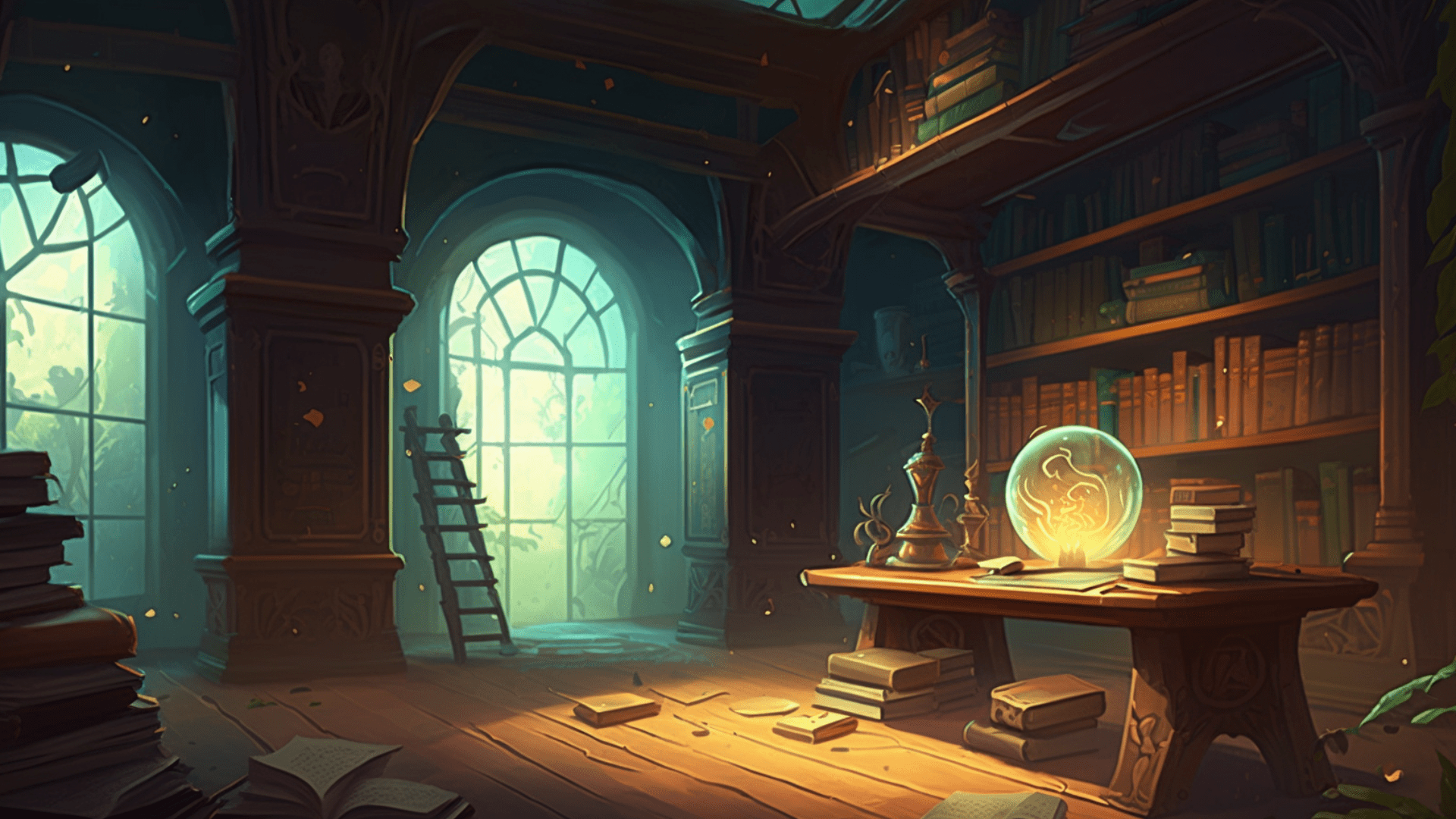 1920x1080 Concept Art: A Magical Classroom 2
