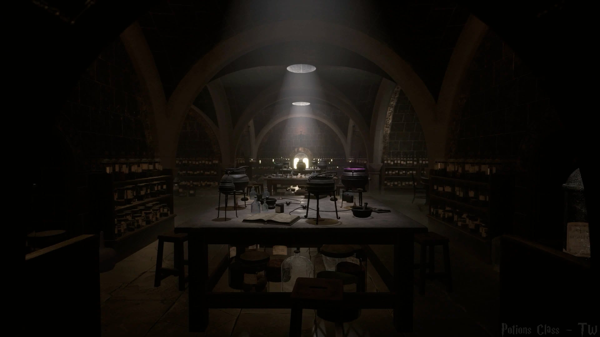 1920x1080 Harry Potter Potions Classroom