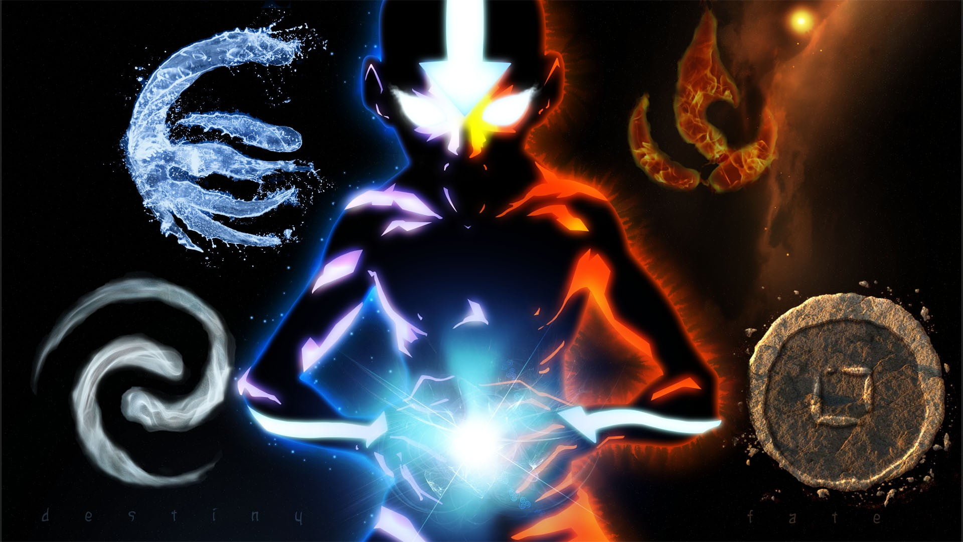 1920x1080 Avatar 3D wallpaper, Avatar: The Last Airbender, Aang HD wallpaper