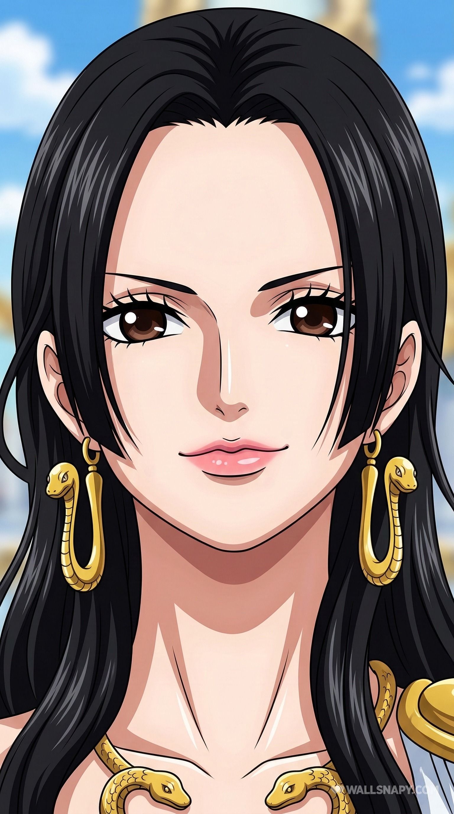 1536x2752 Boa hancock portrait one piece 4k mobile wallpaper