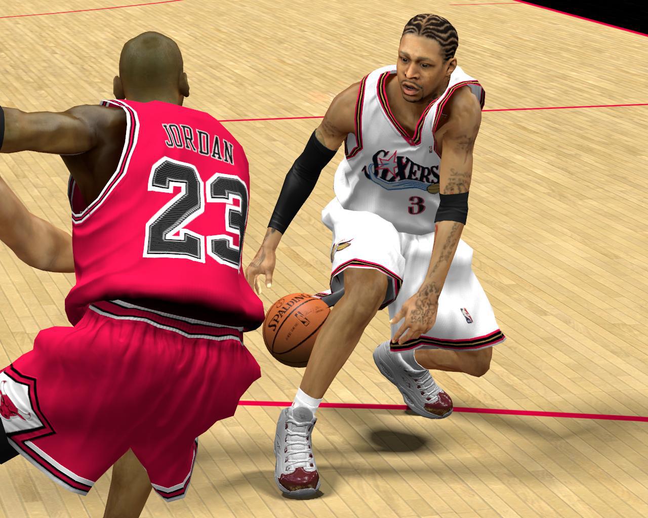 1280x1024 nba 2k13 allen iverson cross Michael jordan. NBA2K4LIFE. Your source for NBA 2K Games