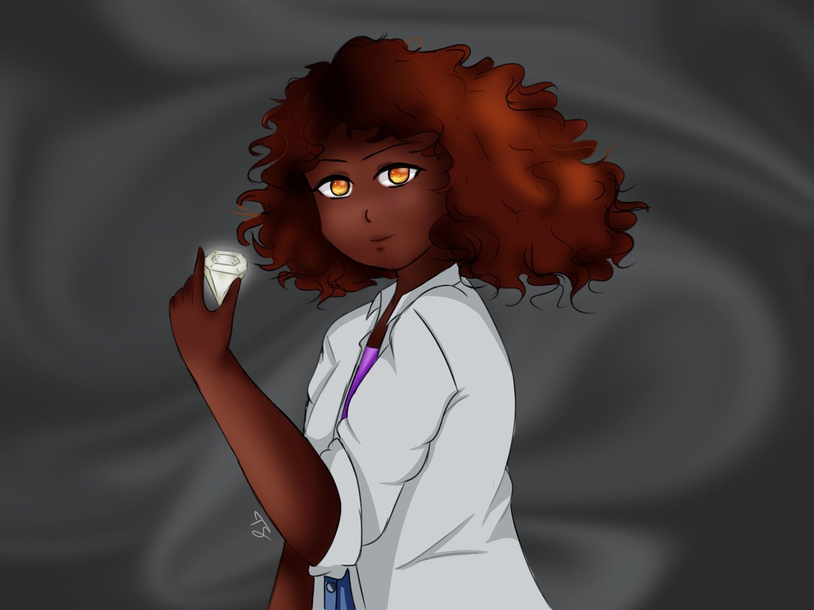 1600x1200 A picture of Hazel Levesque I've drawn