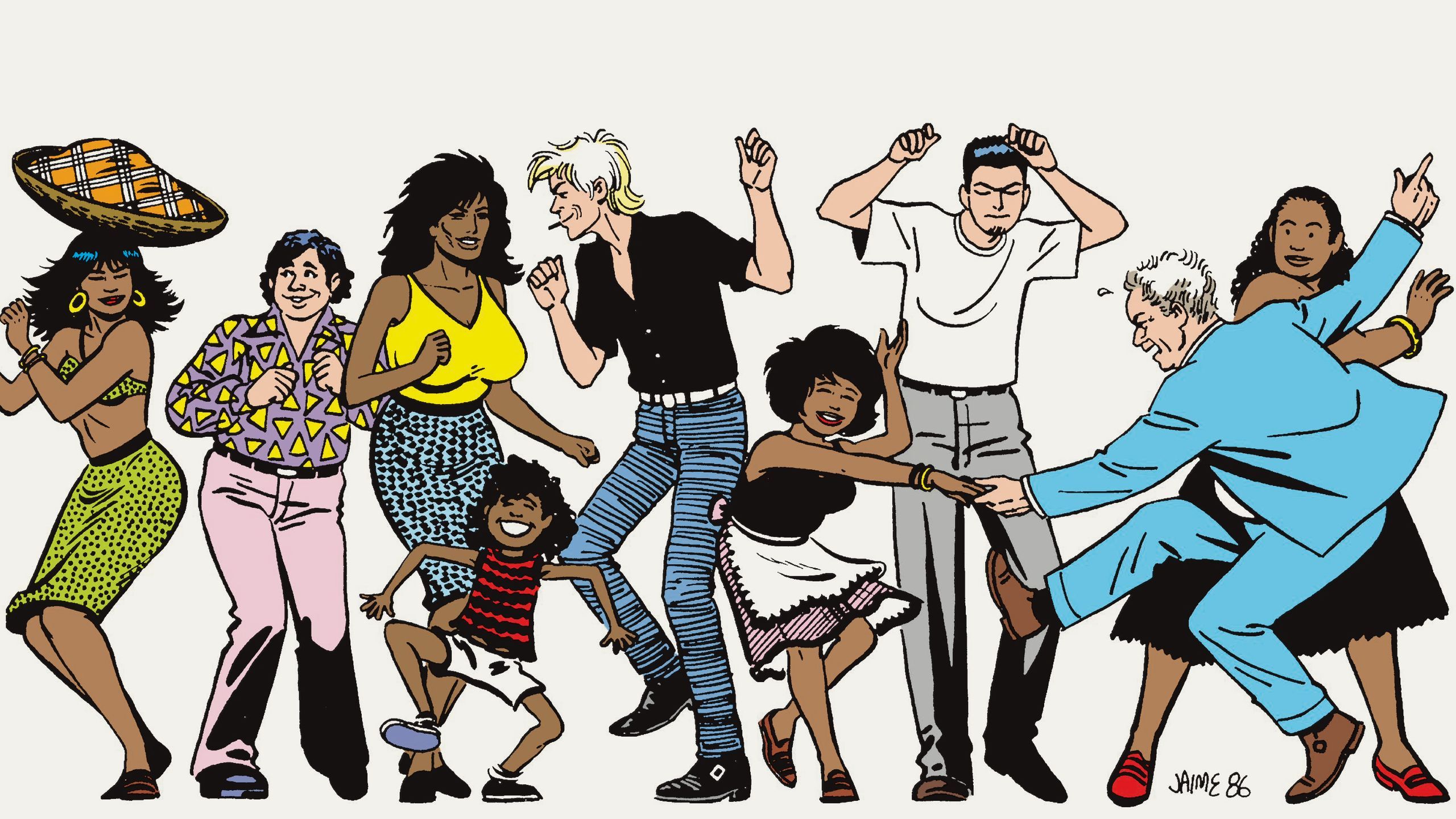 2560x1440 How Los Bros Hernandez Stayed Punk For 40 Years With Their Comic Book Saga, Love And Rockets