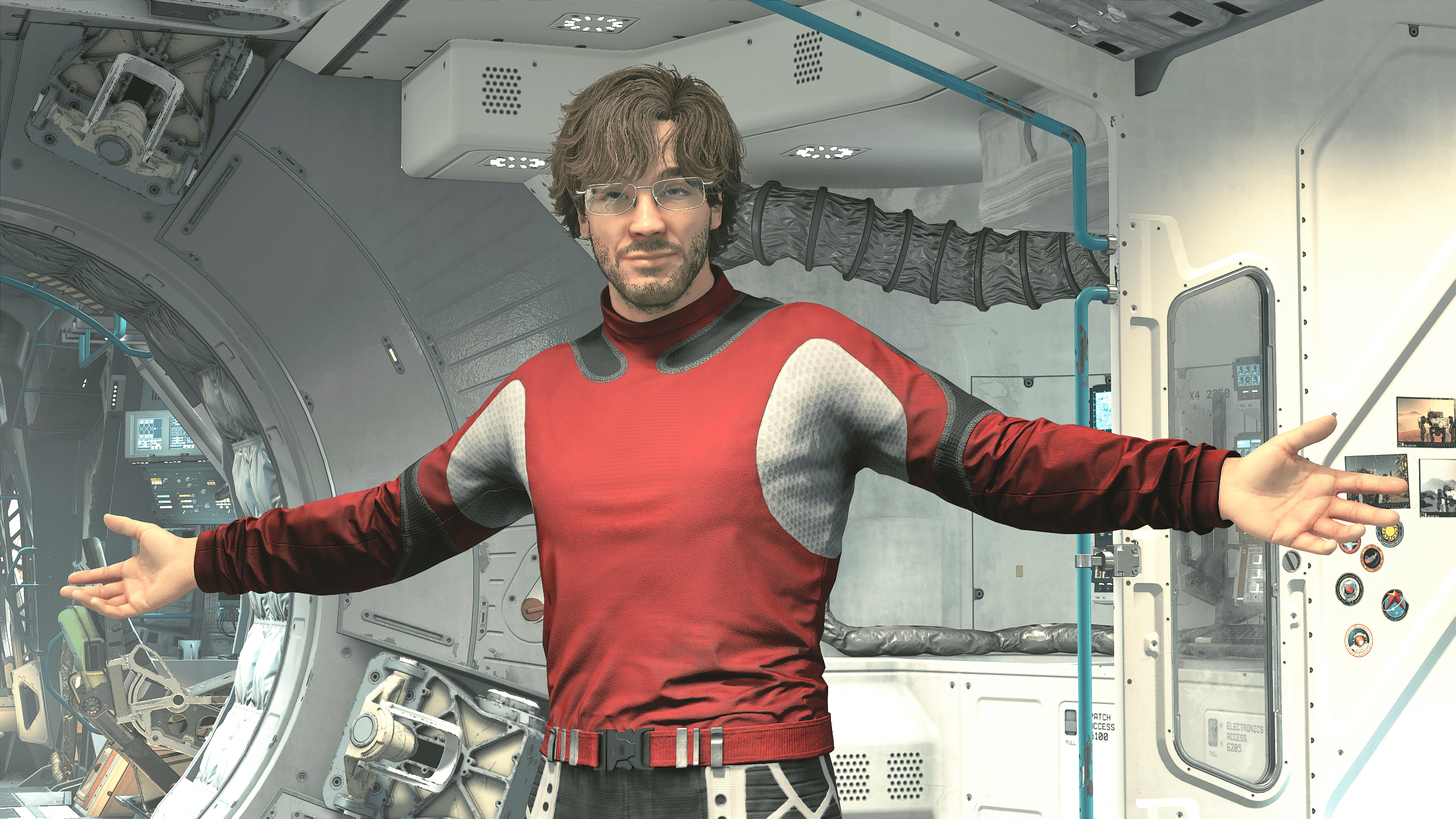 2560x1440 My attempt to create Ryland Grace from Project Hail Mary. Sadly there is not really a fitting hairstyle to recreate Gace's messy hair