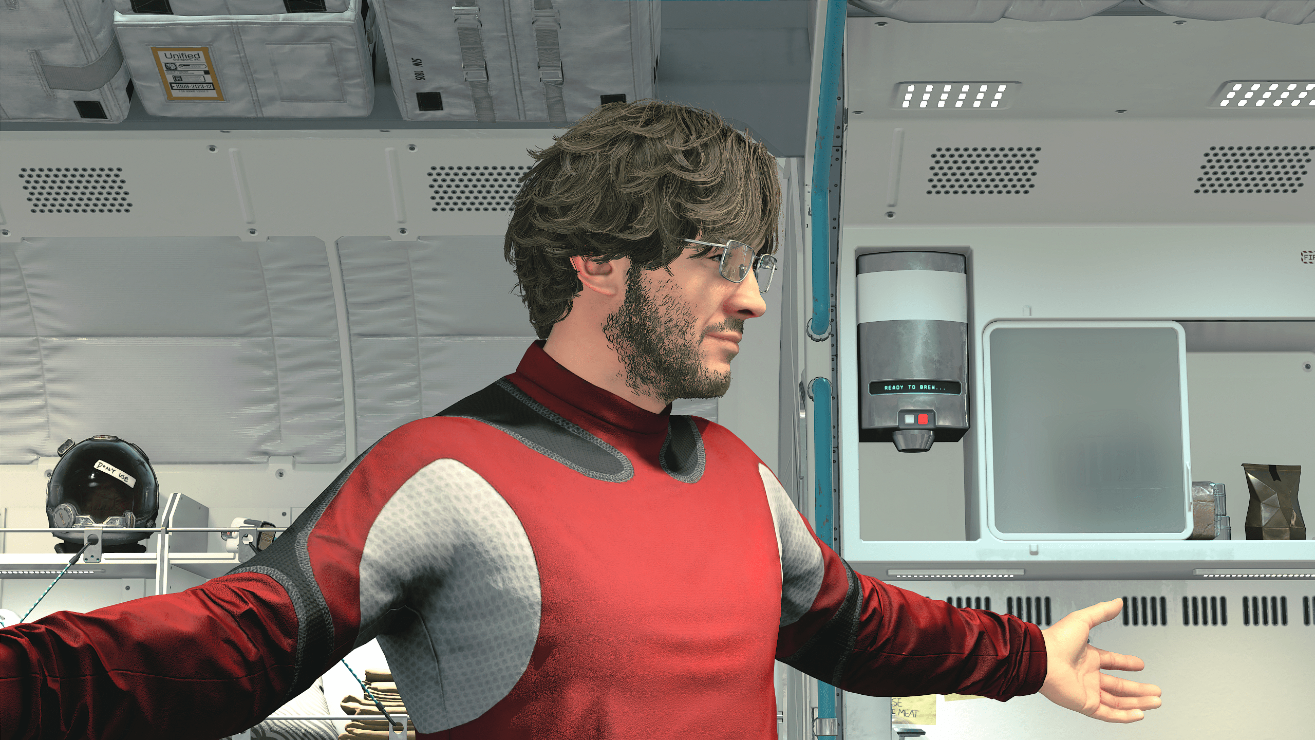 2560x1440 My attempt to create Ryland Grace from Project Hail Mary. Sadly there is not really a fitting hairstyle to recreate Gace's messy hair