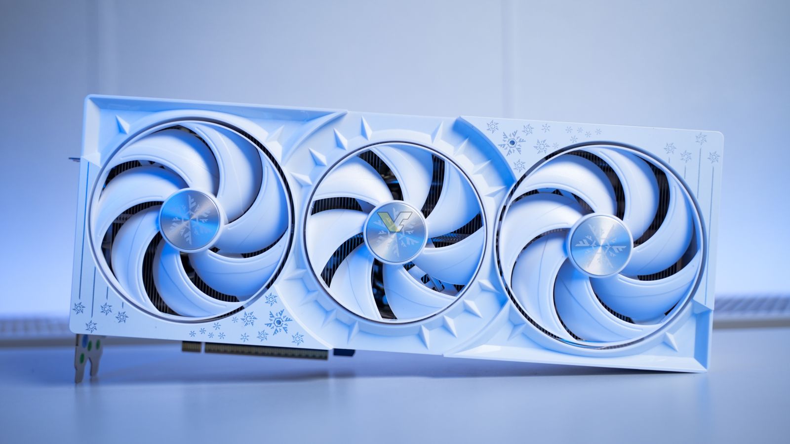 1600x900 GAINWARD reveals GeForce RTX 5090D FROST graphics card with snowflake design