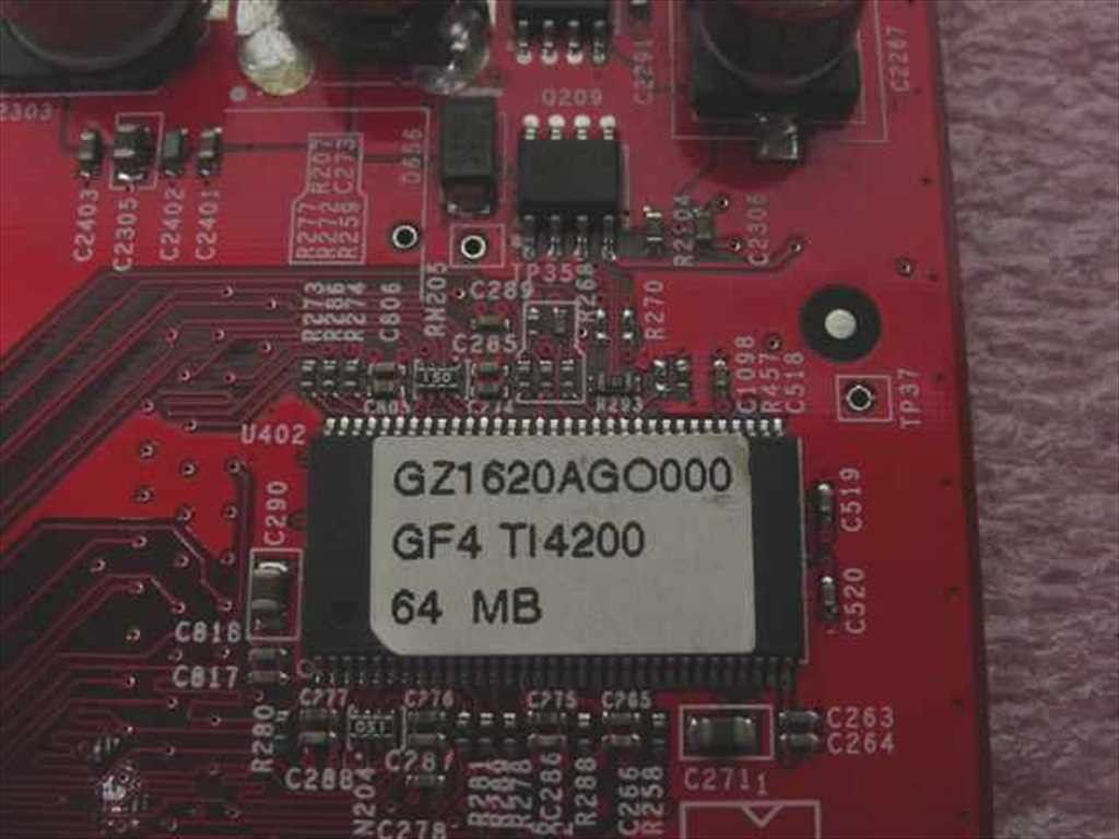 1024x768 Gainward GF4 TI4200 AGP Video Card GeForce4 Ultra 650 64MB