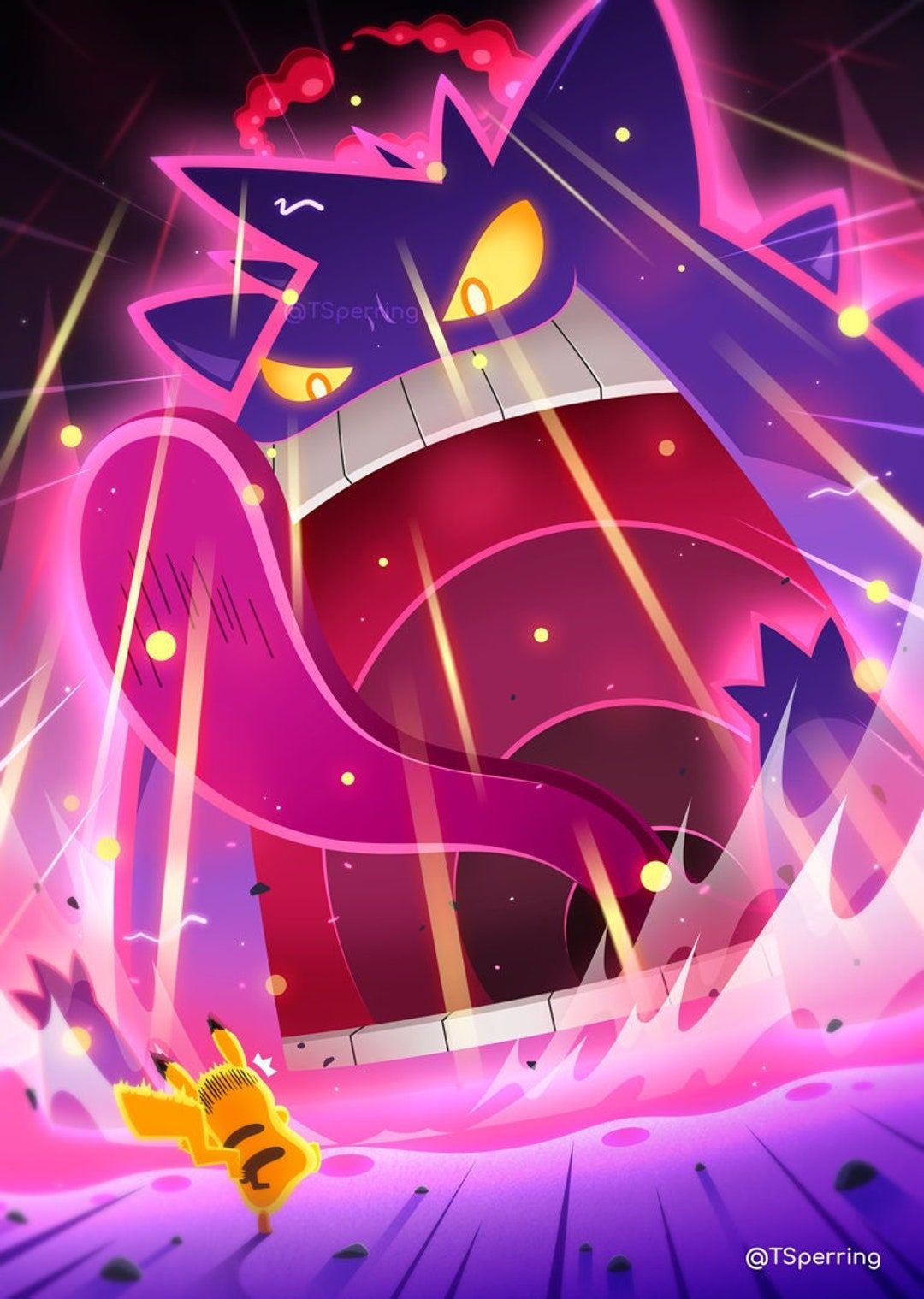 1080x1519 Gigantamax Gengar Wallpaper