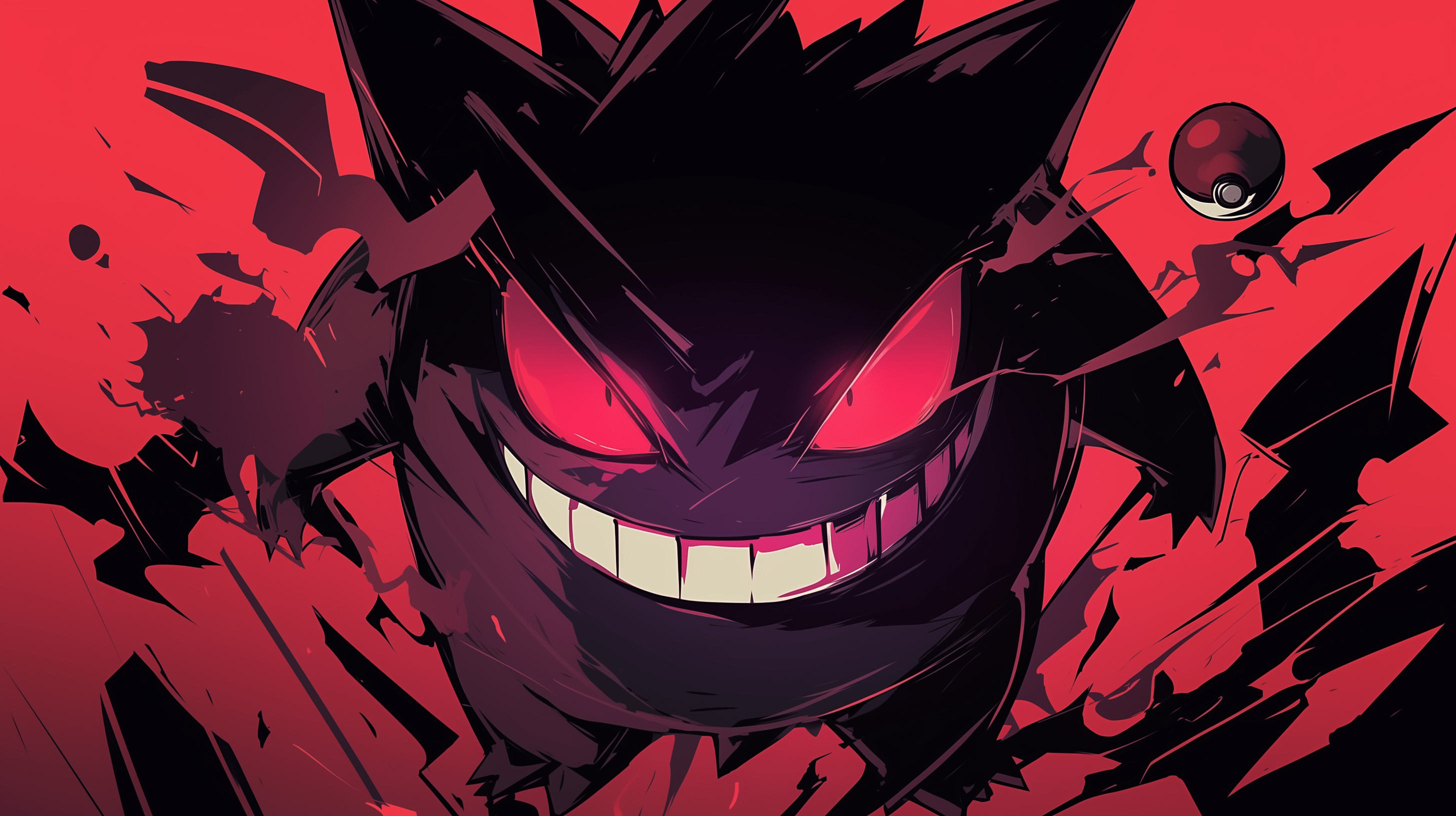 2912x1632 Gengar (Pokémon) Wallpaper and Background: Free HD Download