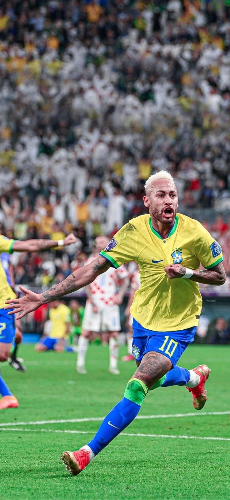 736x1594 4k Wallpaper Neymar Jr Brazil 2022