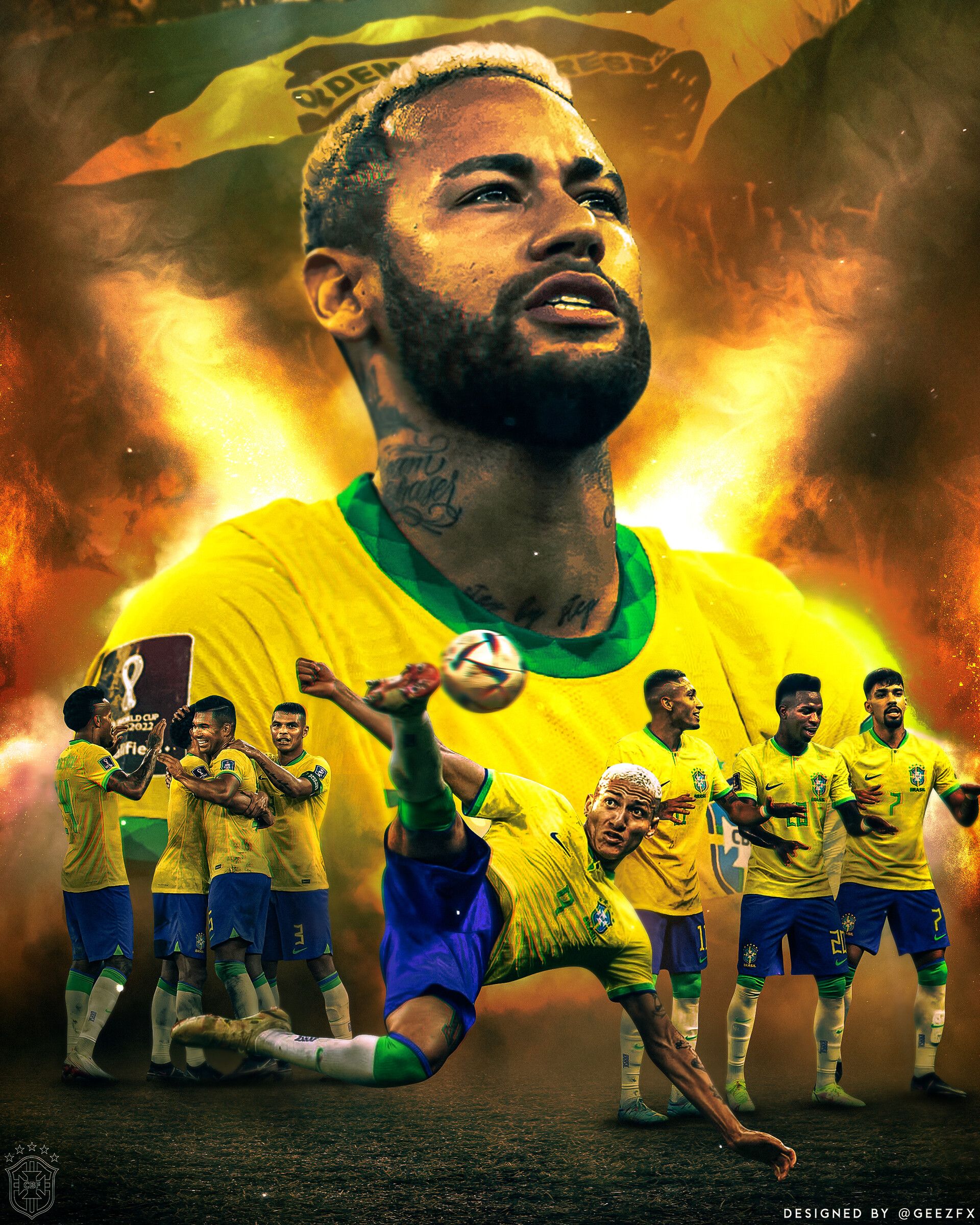 1920x2400 Brazil CUP 2022