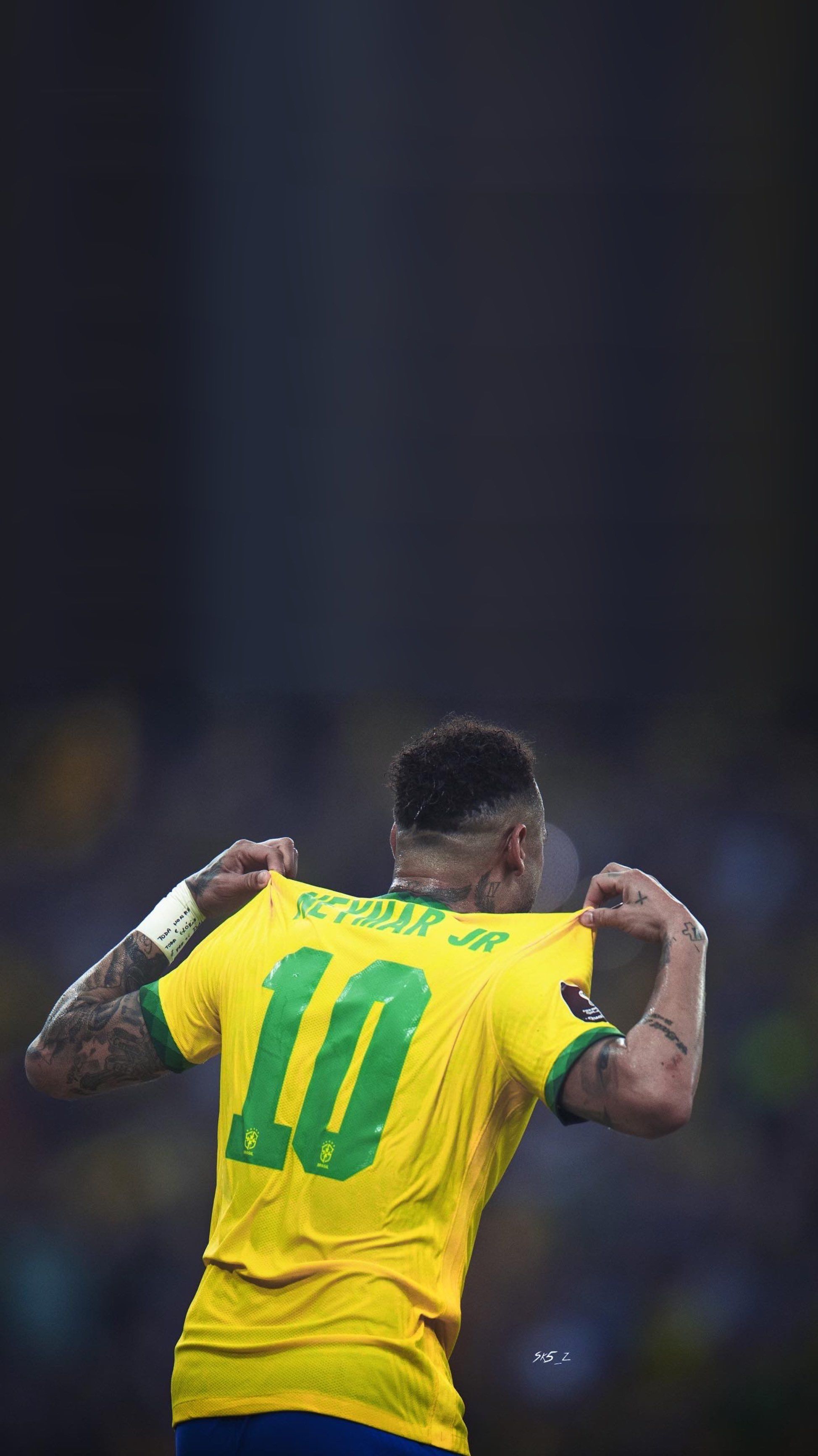 1947x3465 Neymar Jr Brazil 2022 Wallpaper