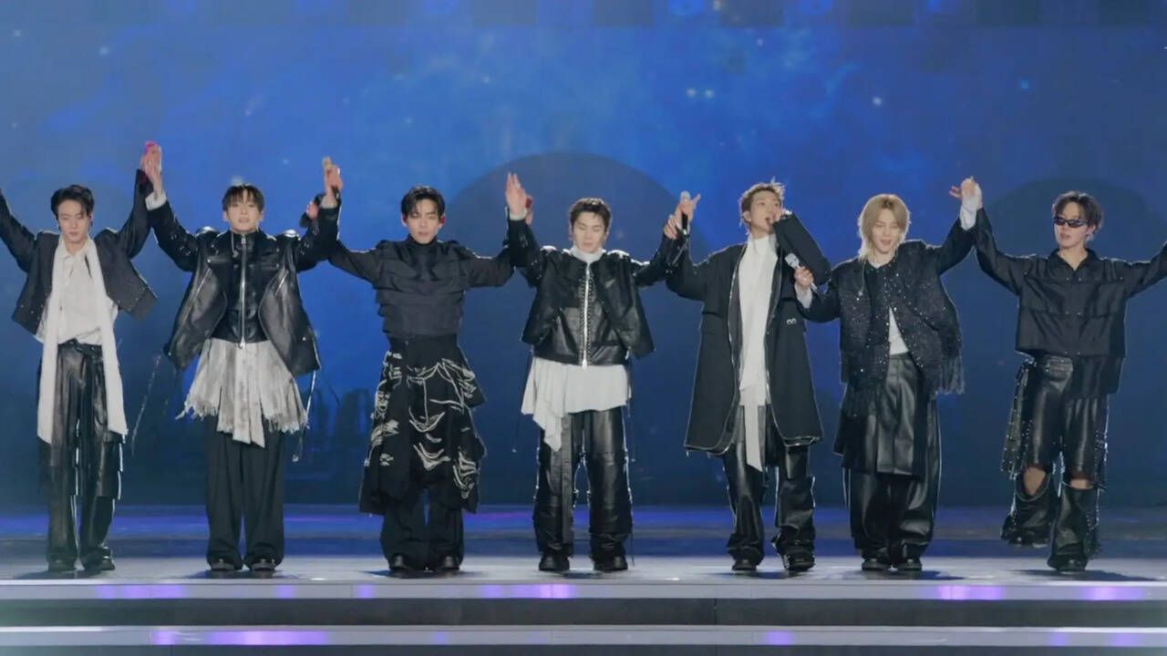 1280x720 BTS Comeback Live ARIRANG Review: Happy Tears Fill Gwanghwamun​ Concert As 'Hooligans' Return To ARMY, Korean Roots. RM, Jin, Suga, J Hope, Jimin, V, Jungkook​