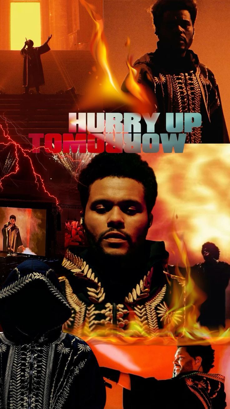 736x1308 The Weeknd Hurry Up Tomorrow Aesthetic Wallpaper HD 4k Wallpaper