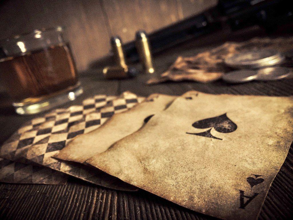 1024x768 Poker at the Old Saloon. For more old west image like this