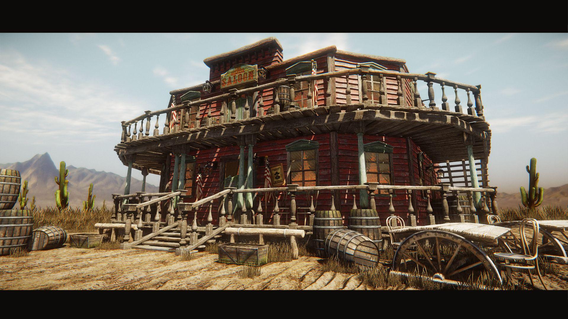 1920x1080 Wild West Saloon
