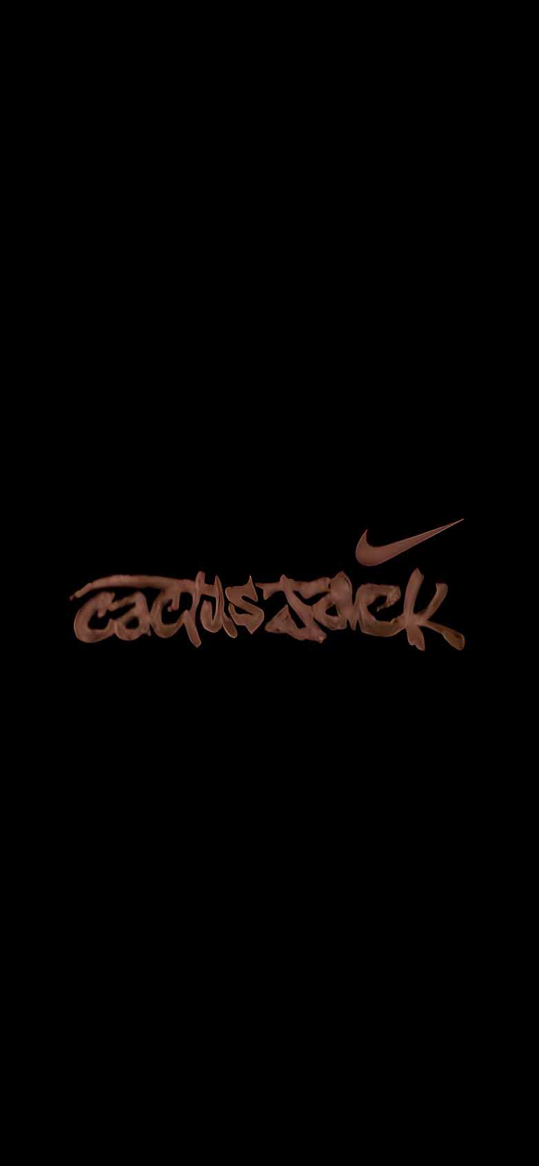 782x1692 Streetwear Hype Cactus Jack x Nike Minimalist Dark Wallpaper HD