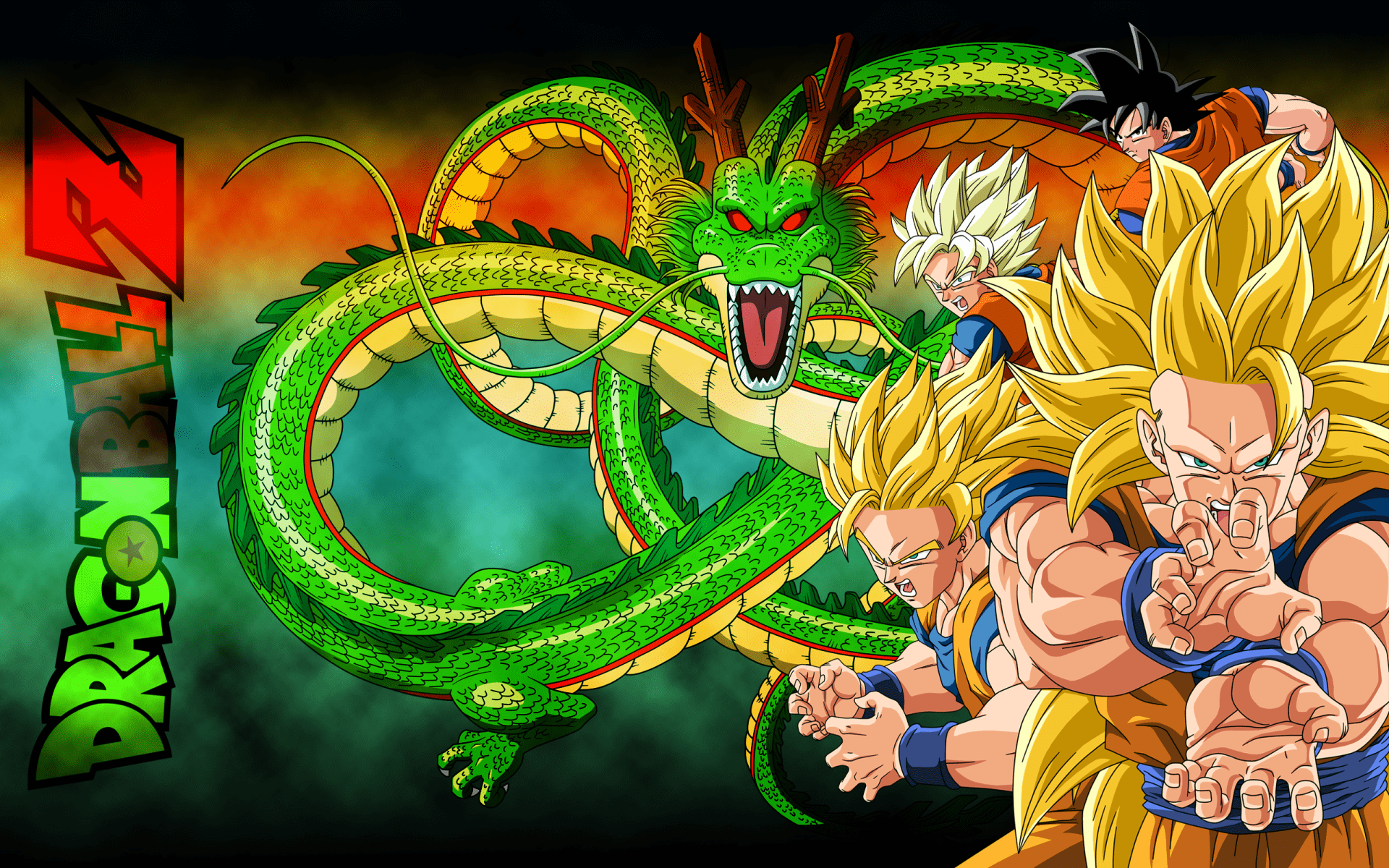 1920x1200 Anime Dragon Ball Z Shenron (Dragon Ball) Goku Wallpaper. Papel de parede hd, Dragon ball, Dragon