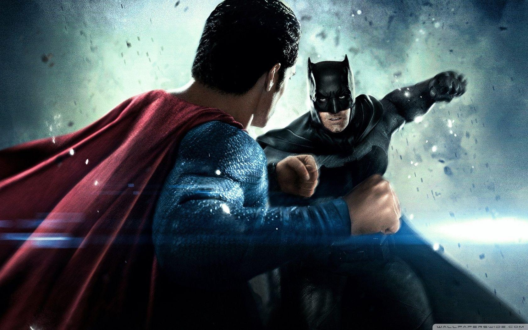 1680x1050 Epic Batman Superman Wallpaper