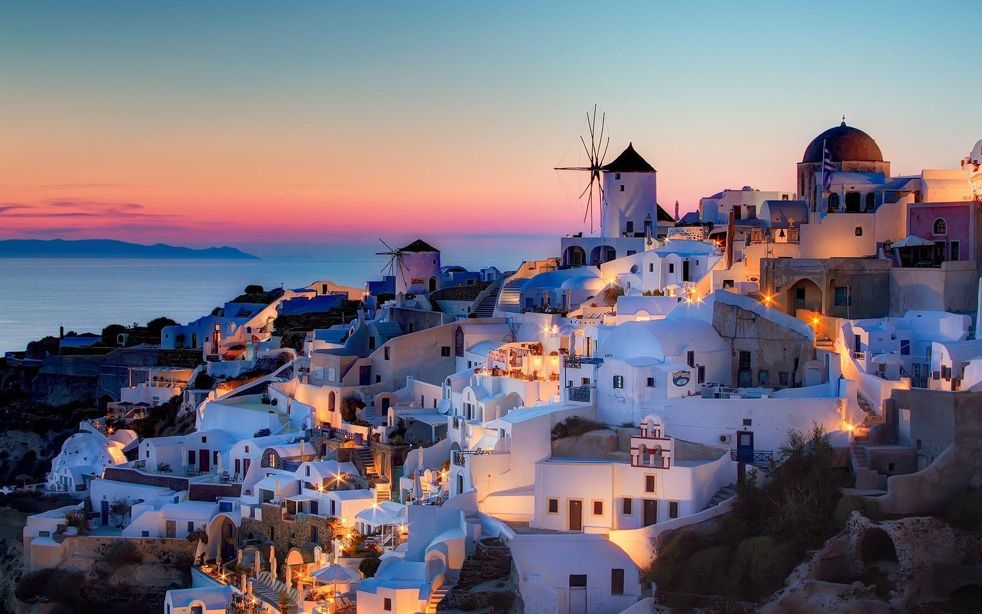 1920x1200 Greece Wallpaper