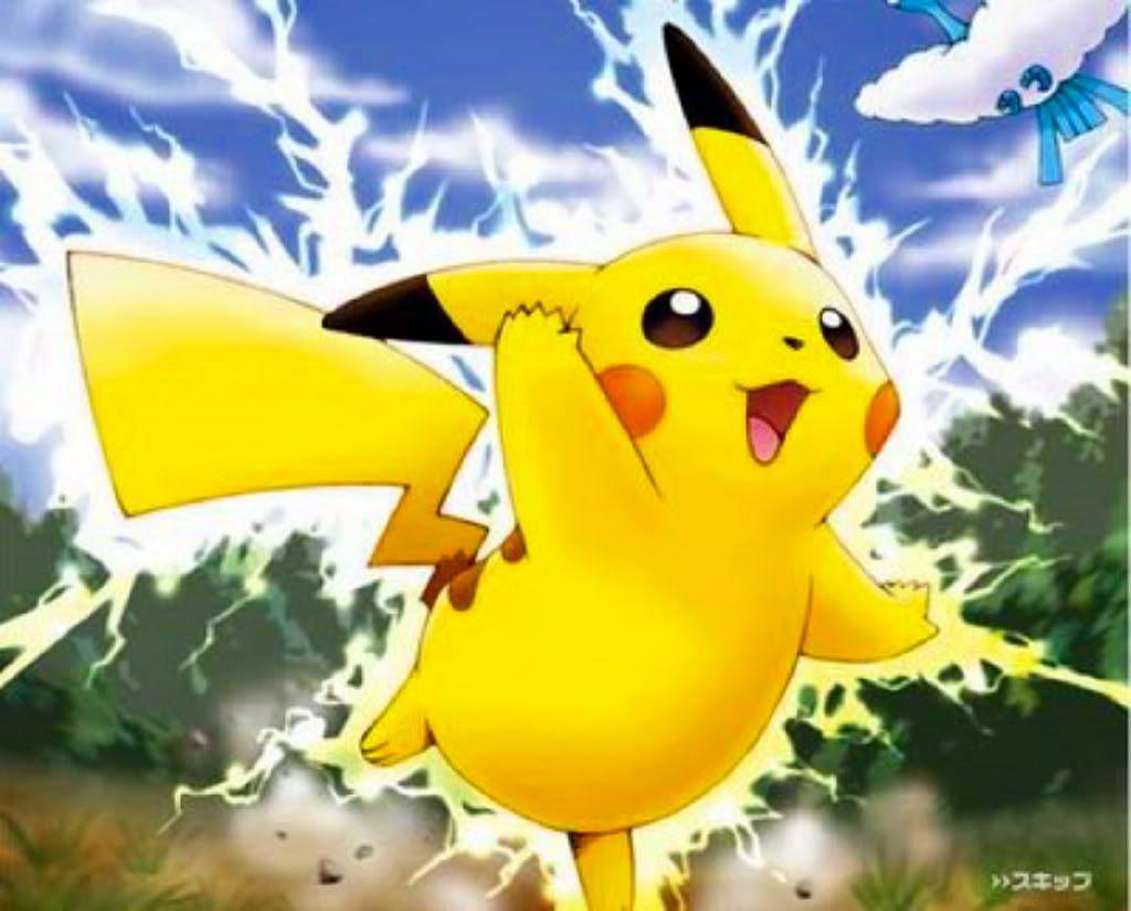 1024x825 HipWallpaper. Epic Pikachu Wallpaper .