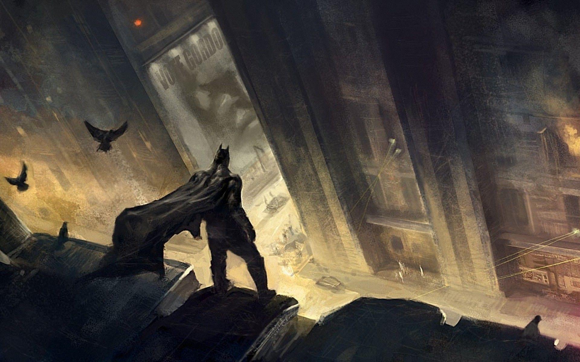 1920x1200 Batman artwork wallpaperx1200
