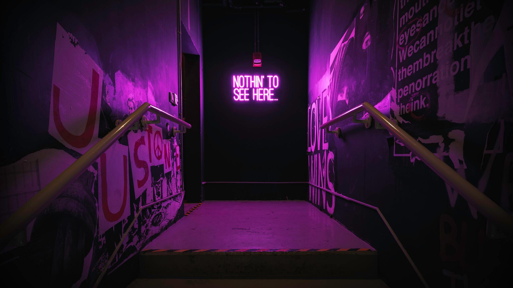 2048x1152 Neon Dark Place 5k 2048x1152 Resolution HD 4k Wallpaper