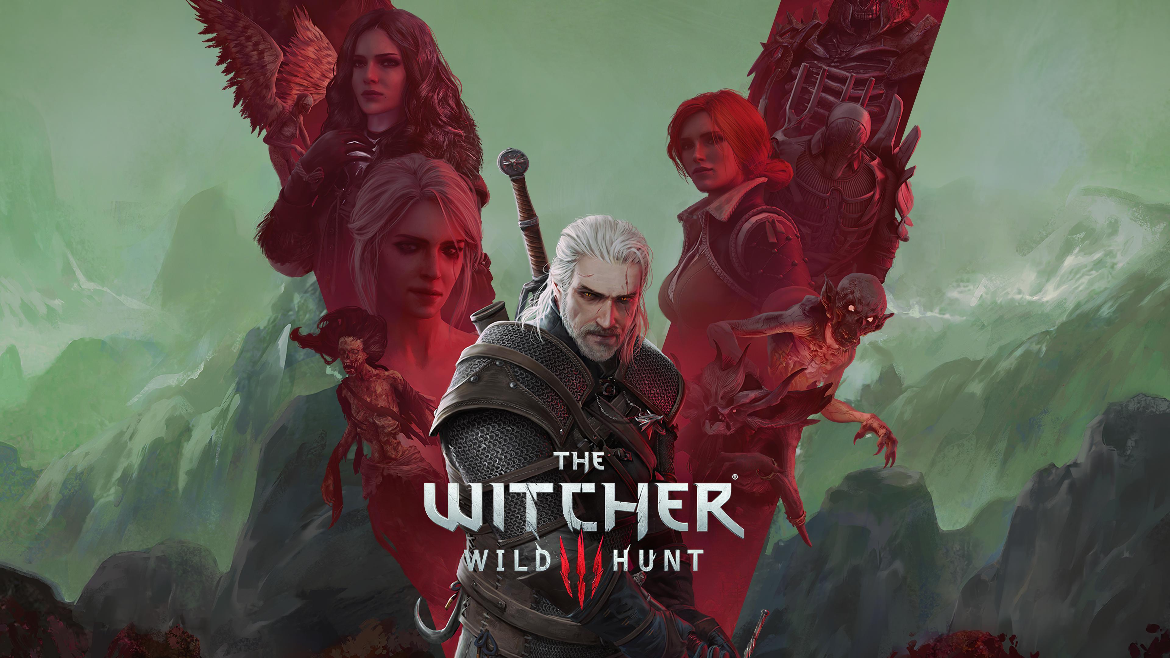 Обои the witcher 3 4k