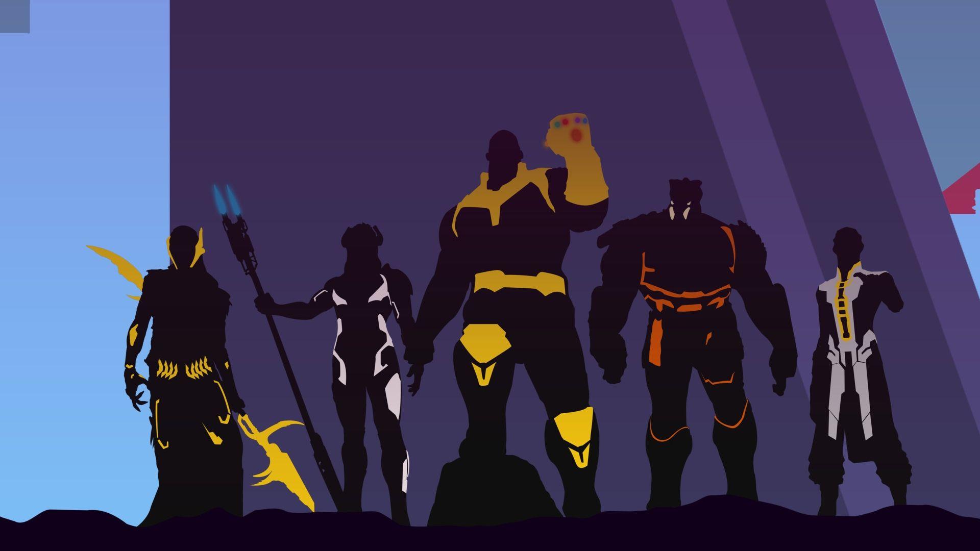 1920x1080 Free download Avengers Infinity War Thanos Artwork Wallpaper HD