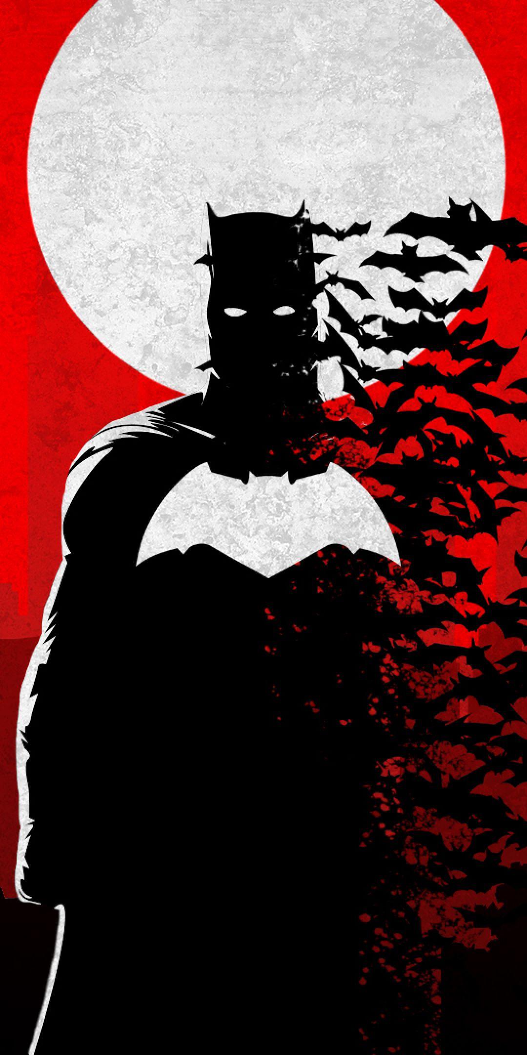 1080x2160 Minimal Batman Artwork One Plus 5T, Honor 7x, Honor view