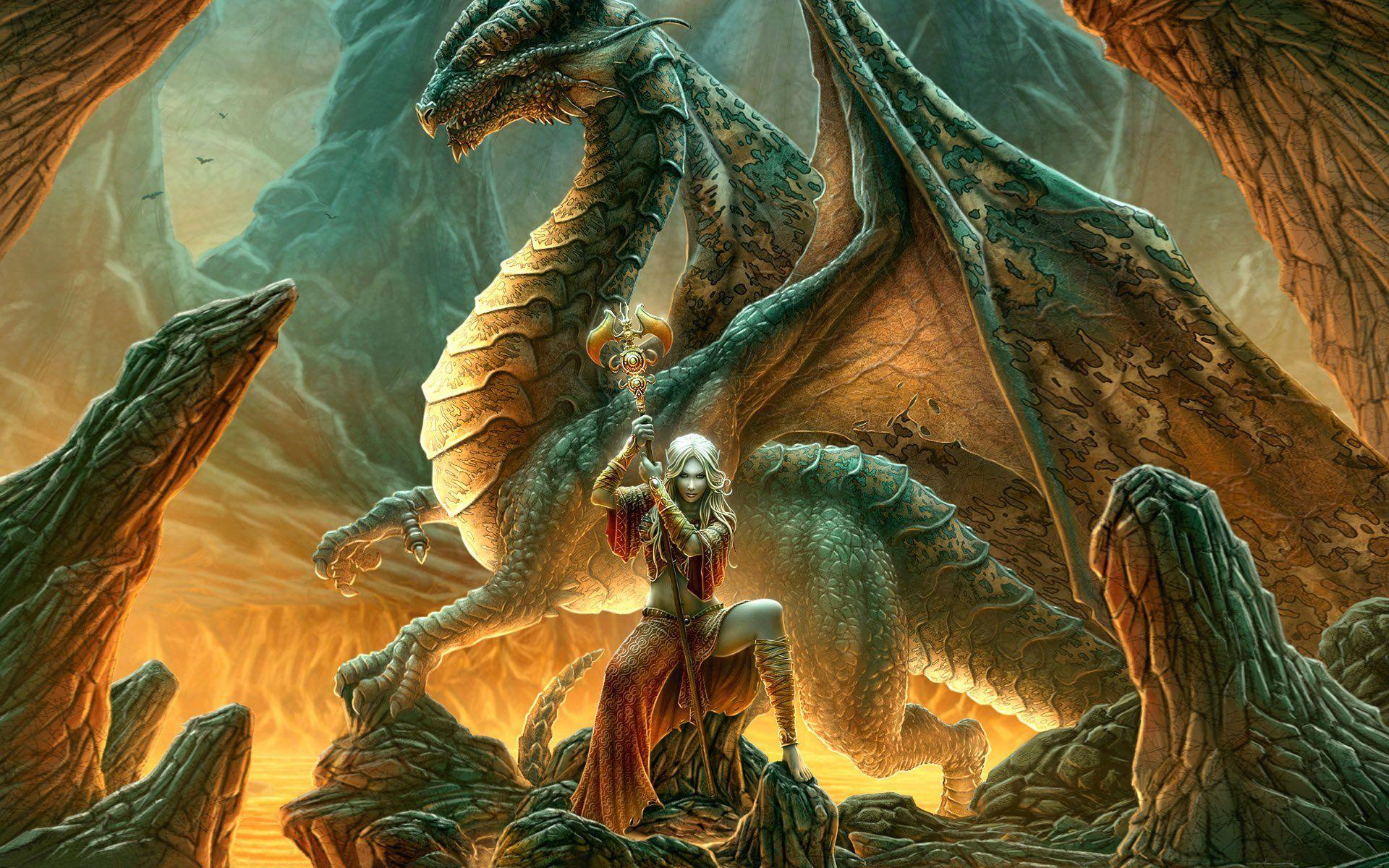 1920x1200 dragon queen HD Wallpaper