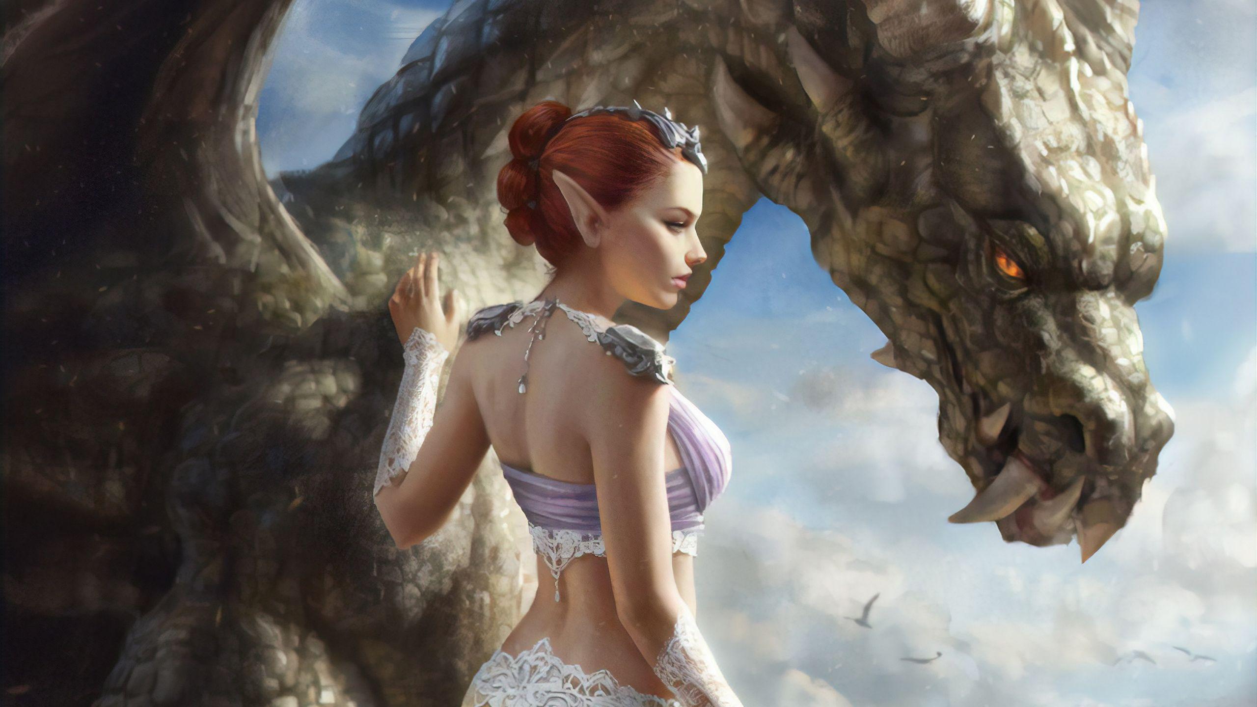 2560x1440 Legend Of The Cryptids Dragon Queen, HD Games, 4k Wallpaper