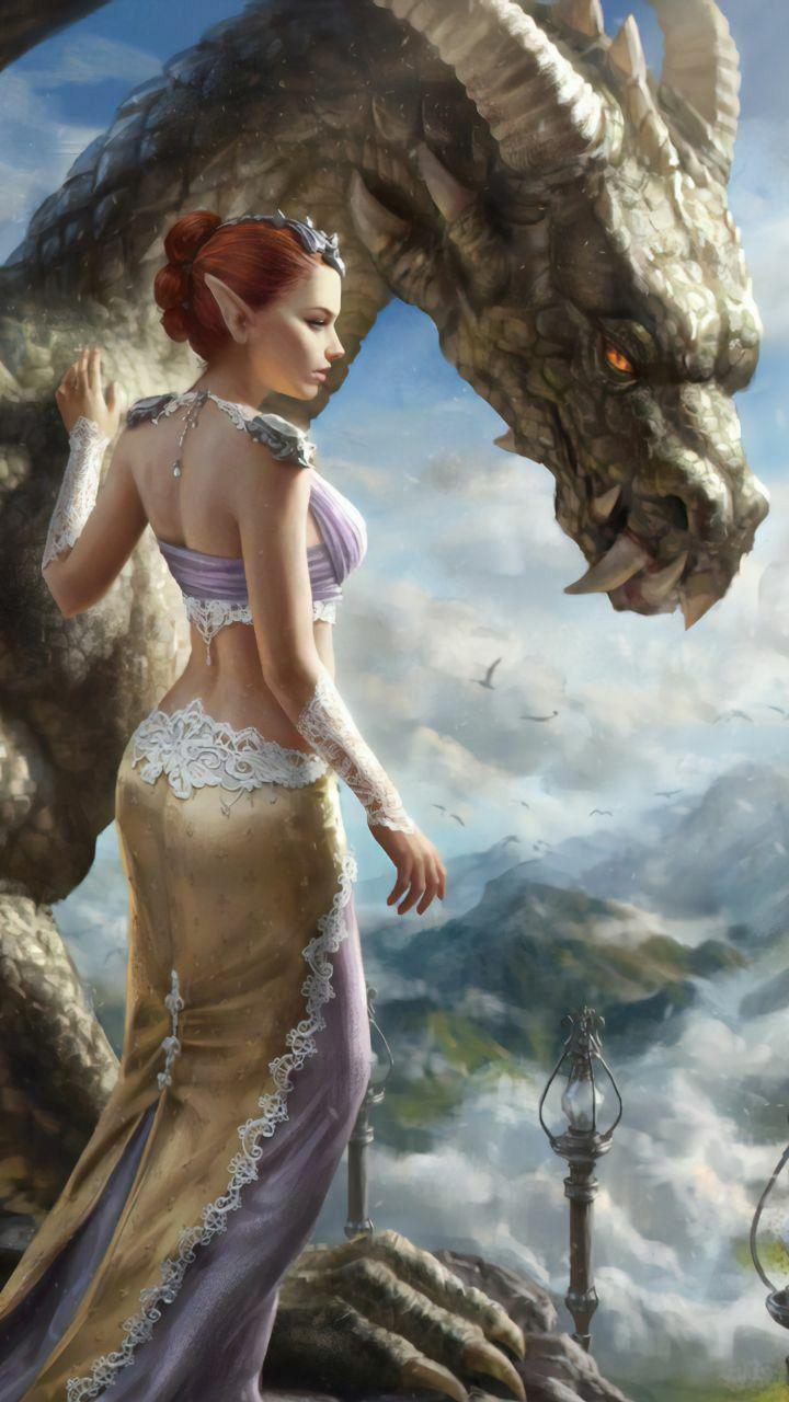 720x1280 Legend Of The Cryptids Dragon Queen #games #artwork. Queens