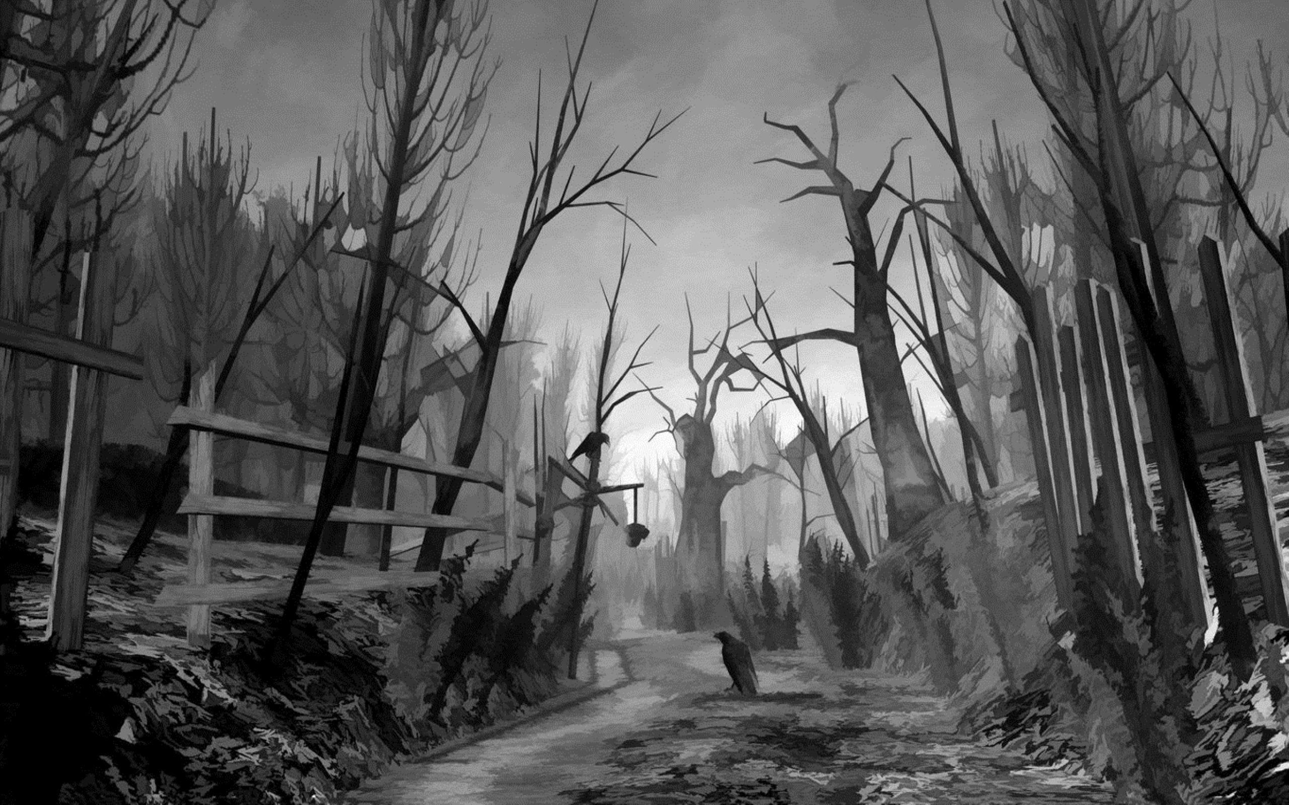 2560x1600 DARK evil horror spooky creepy scary wallpaperx1600