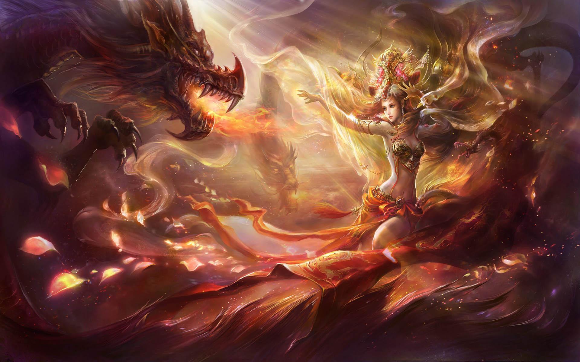 1920x1200 Dragon summoner wallpaperx1200