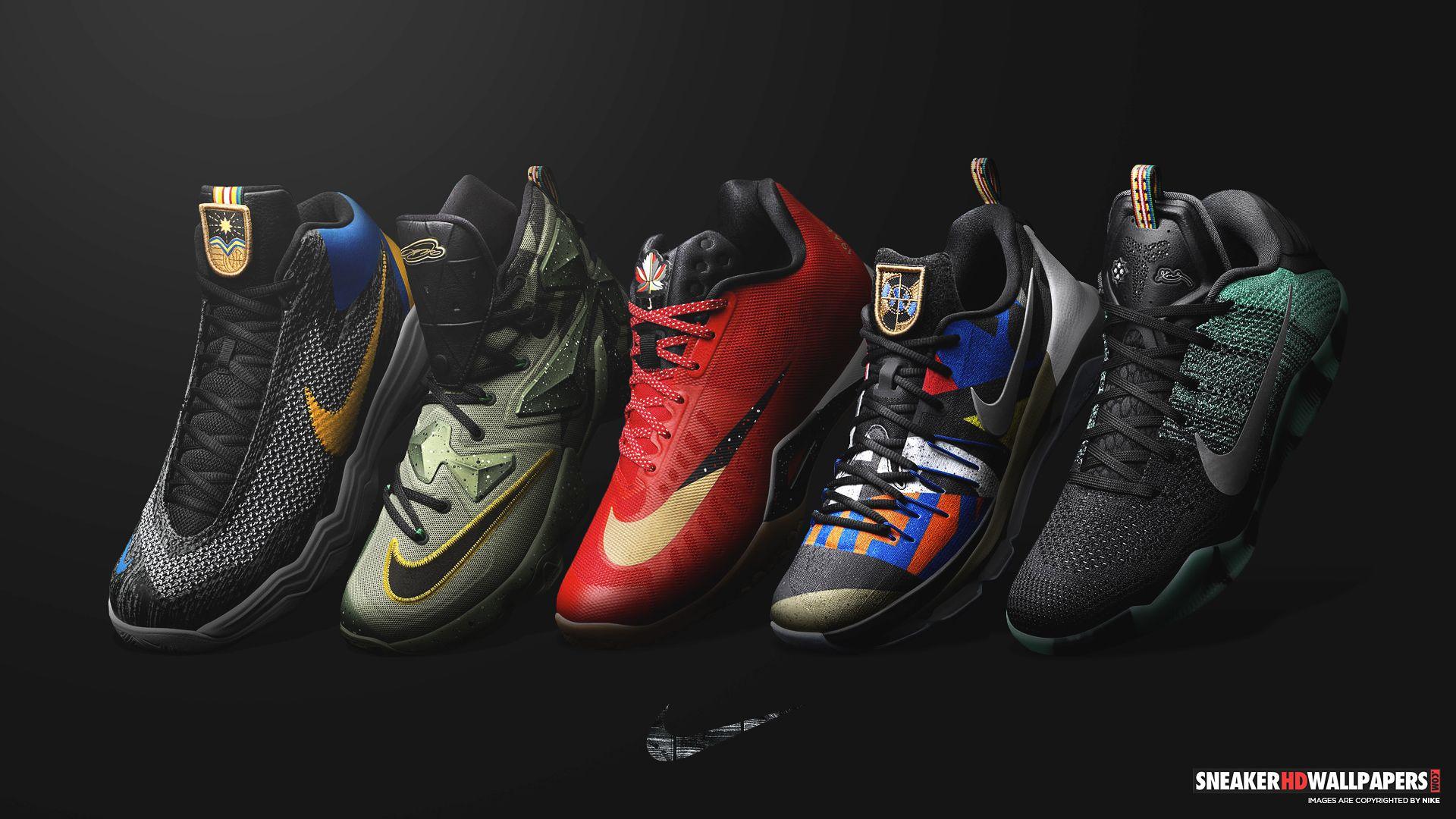 1920x1080 Nike Basketball Shoes Wallpaper
