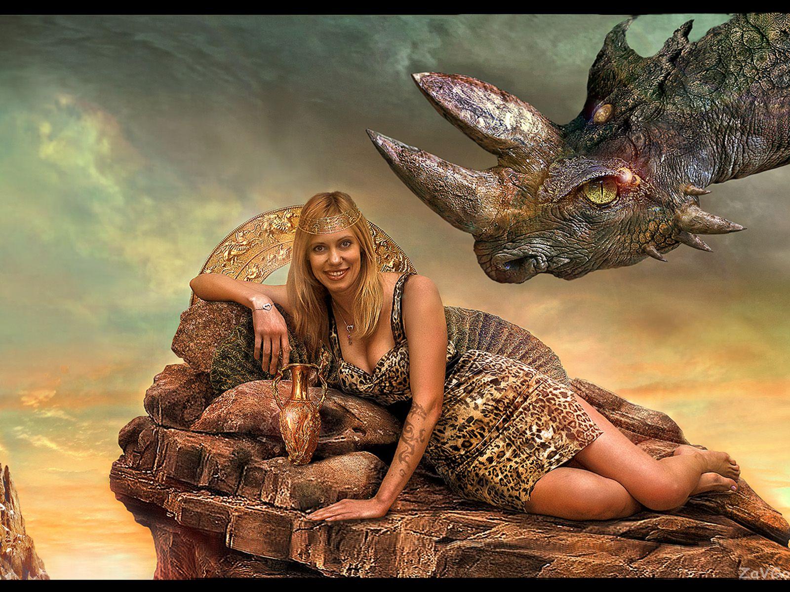 1600x1200 Anne Queen of Dragons, 1600 x 1200pix wallpaper Fantasy Art, 2D